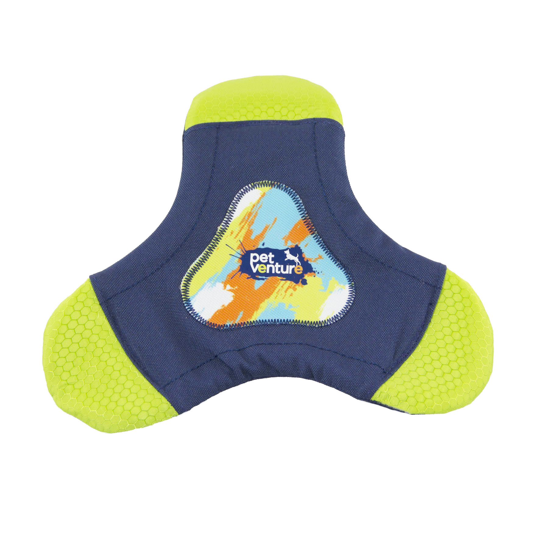 swisspet Hundefrisbee Trino, 9.5x9.5x1.5cm