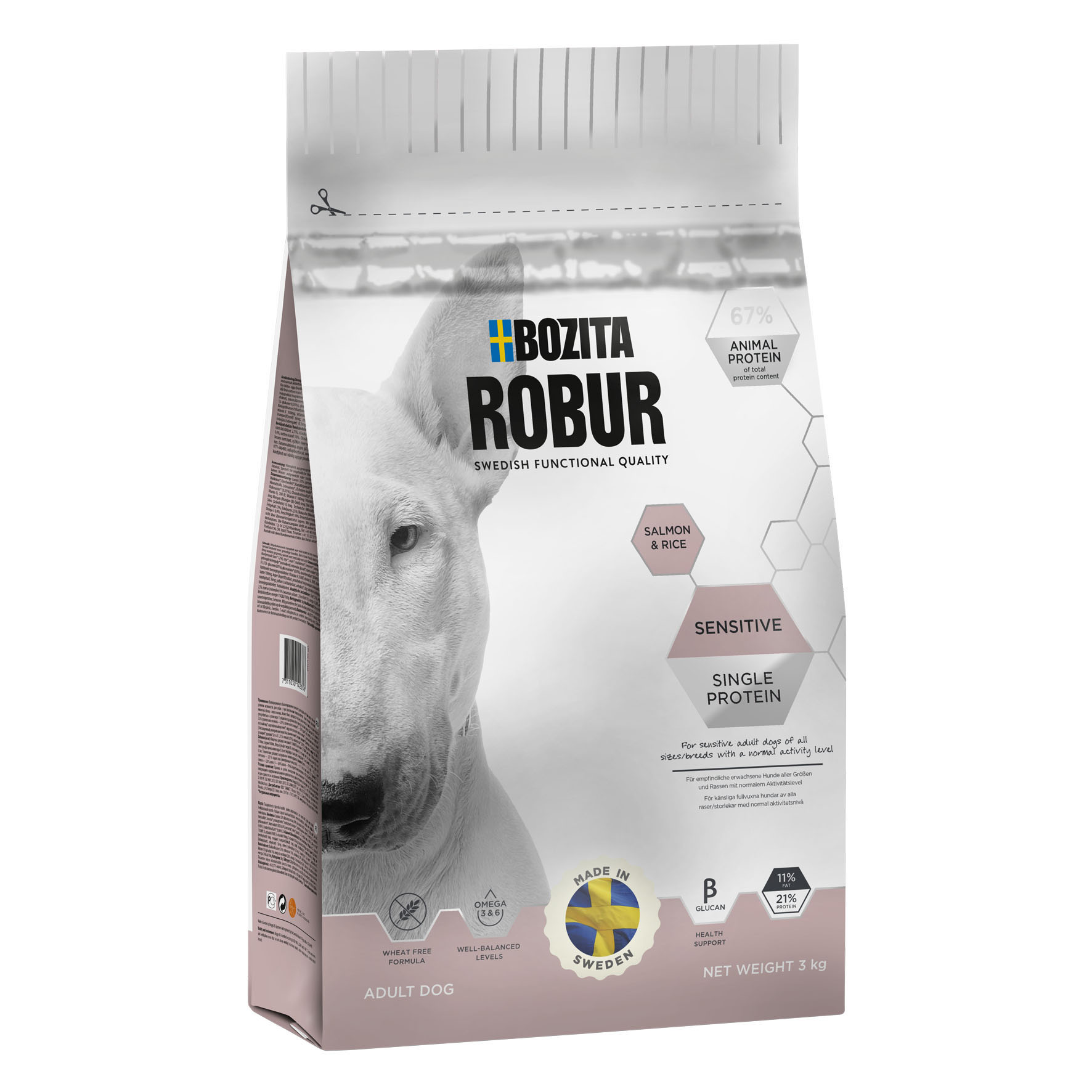Bozita Robur Sensitive Salmon & Rice