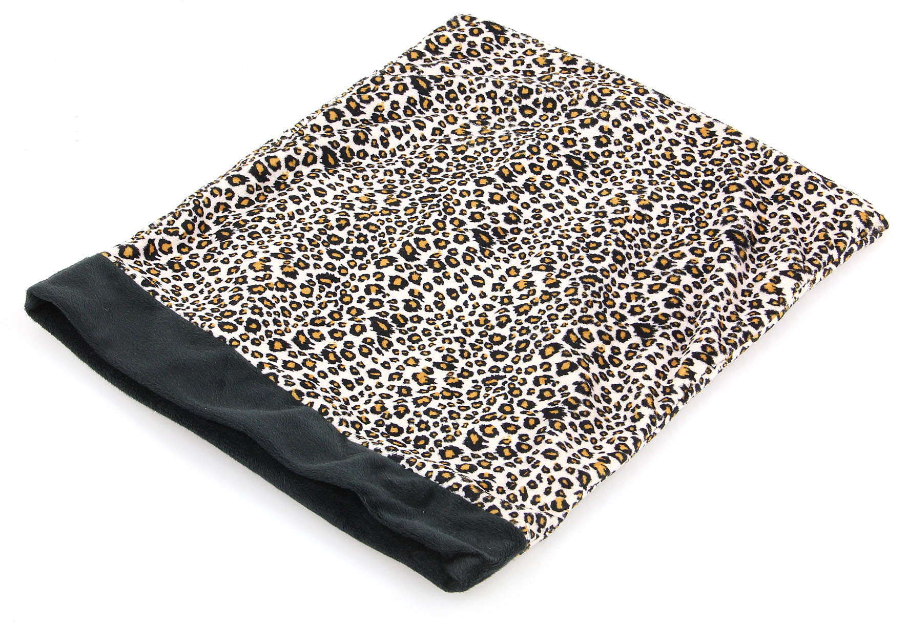 swisspet sac froufrou en peluche léopard