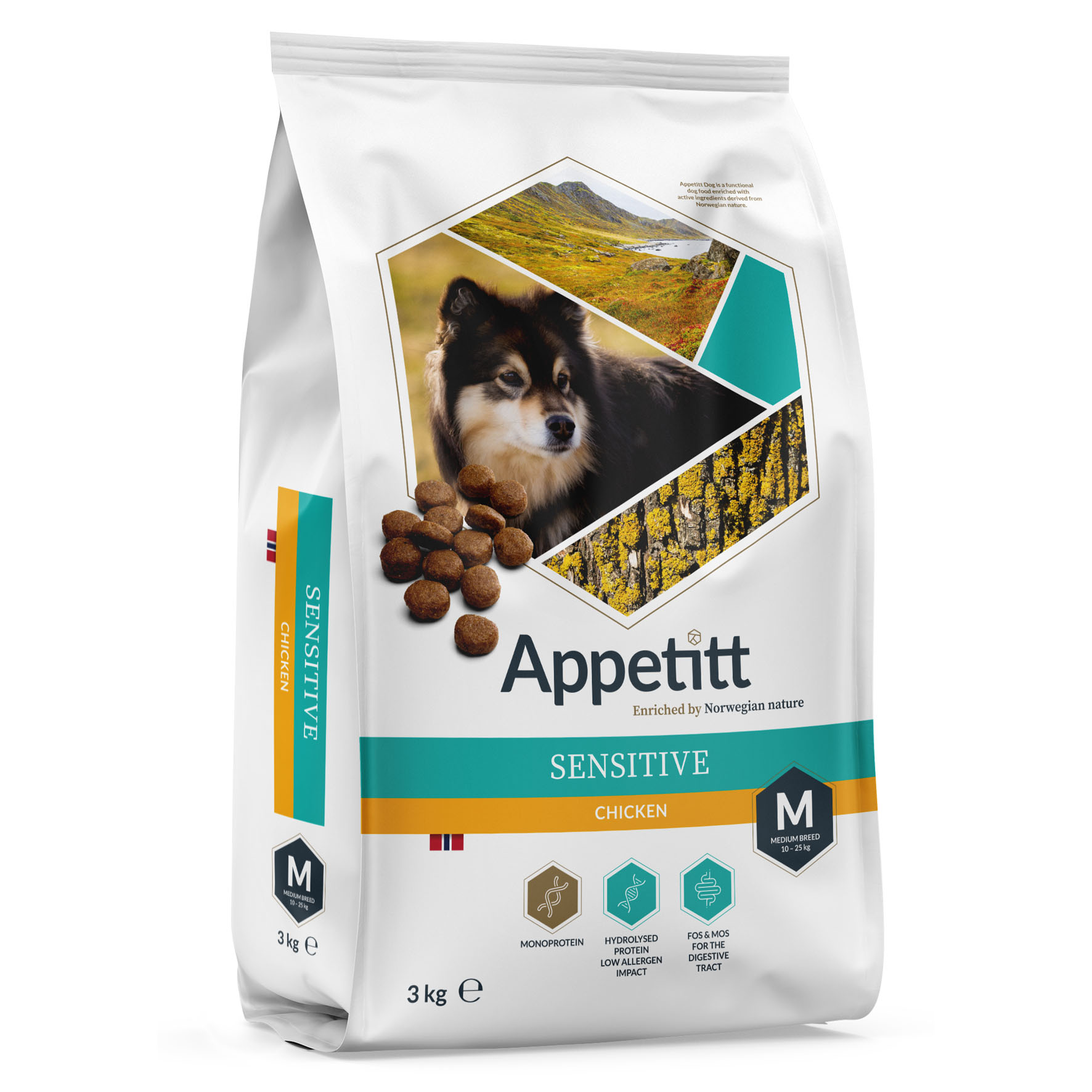 Appetitt Sensitive Chicken Medium Breed 