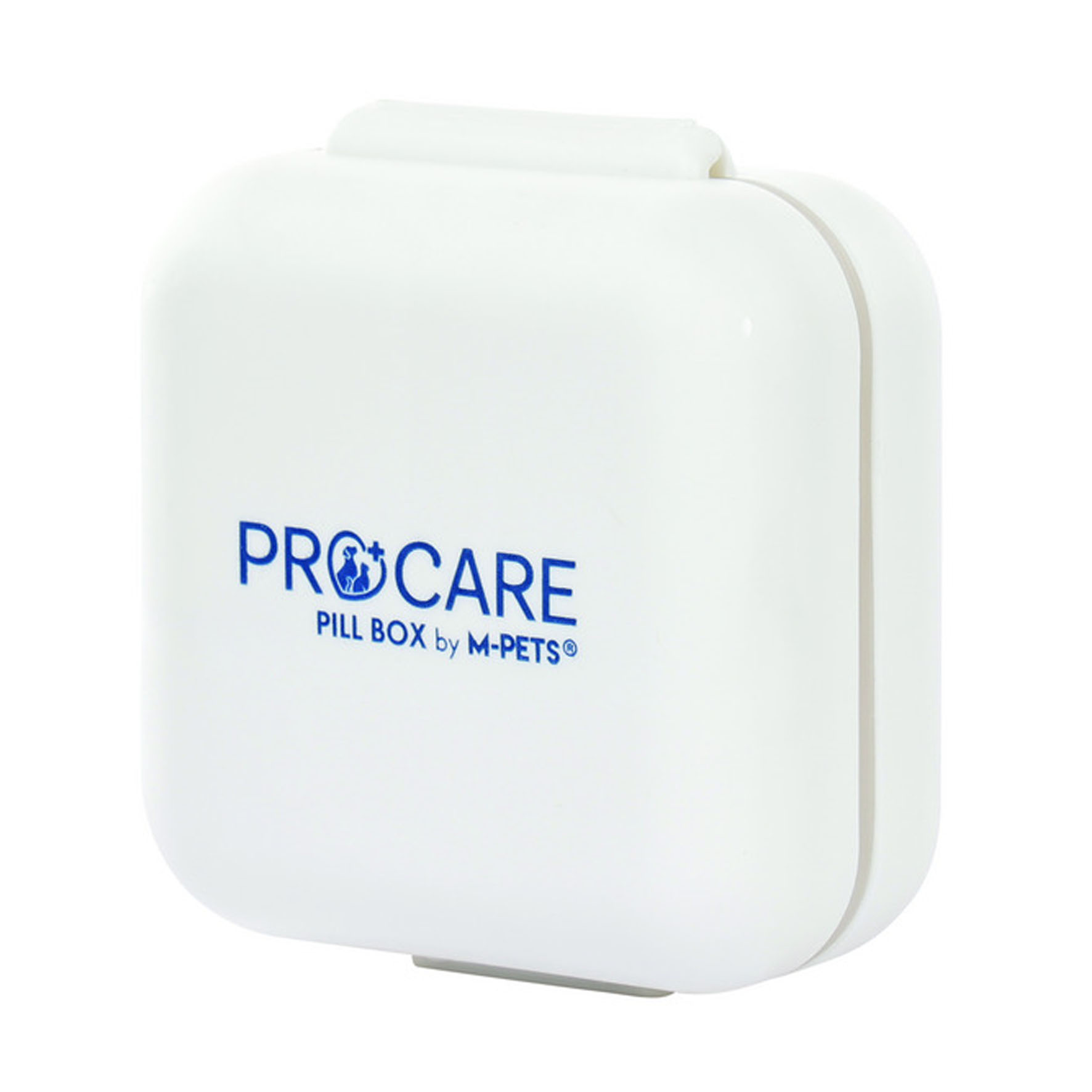 Organiseur de médicaments M-Pets, petit format, 6 × 6,6 × 3,4 cm