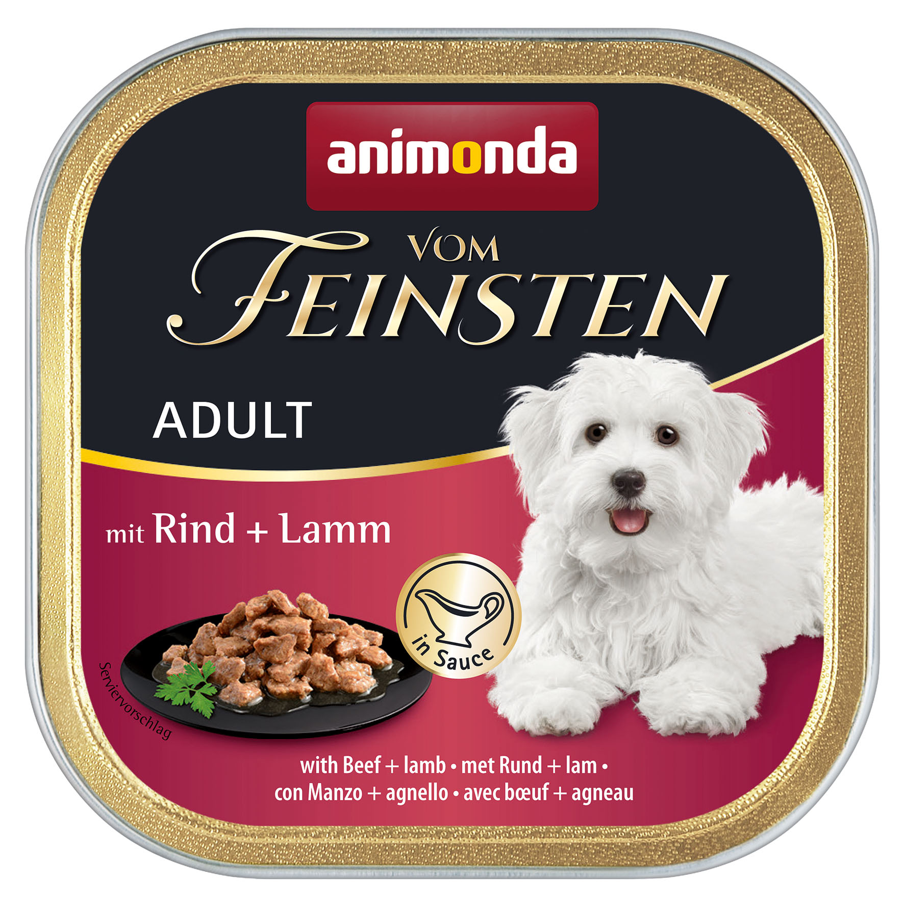 animonda Vom Feinsten, Rind & Lamm in Sauce 150g animonda Vom Feinsten, Rind & Lamm in Sauce 150g
