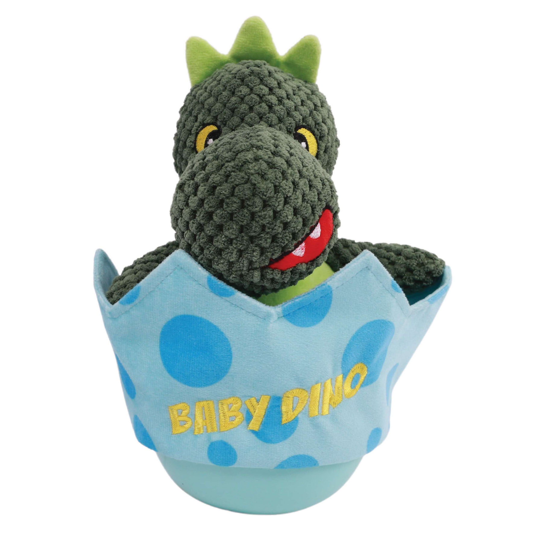 M-Pets Hundespielzeug Dino, blau 27 x 17,5 x 12 cm