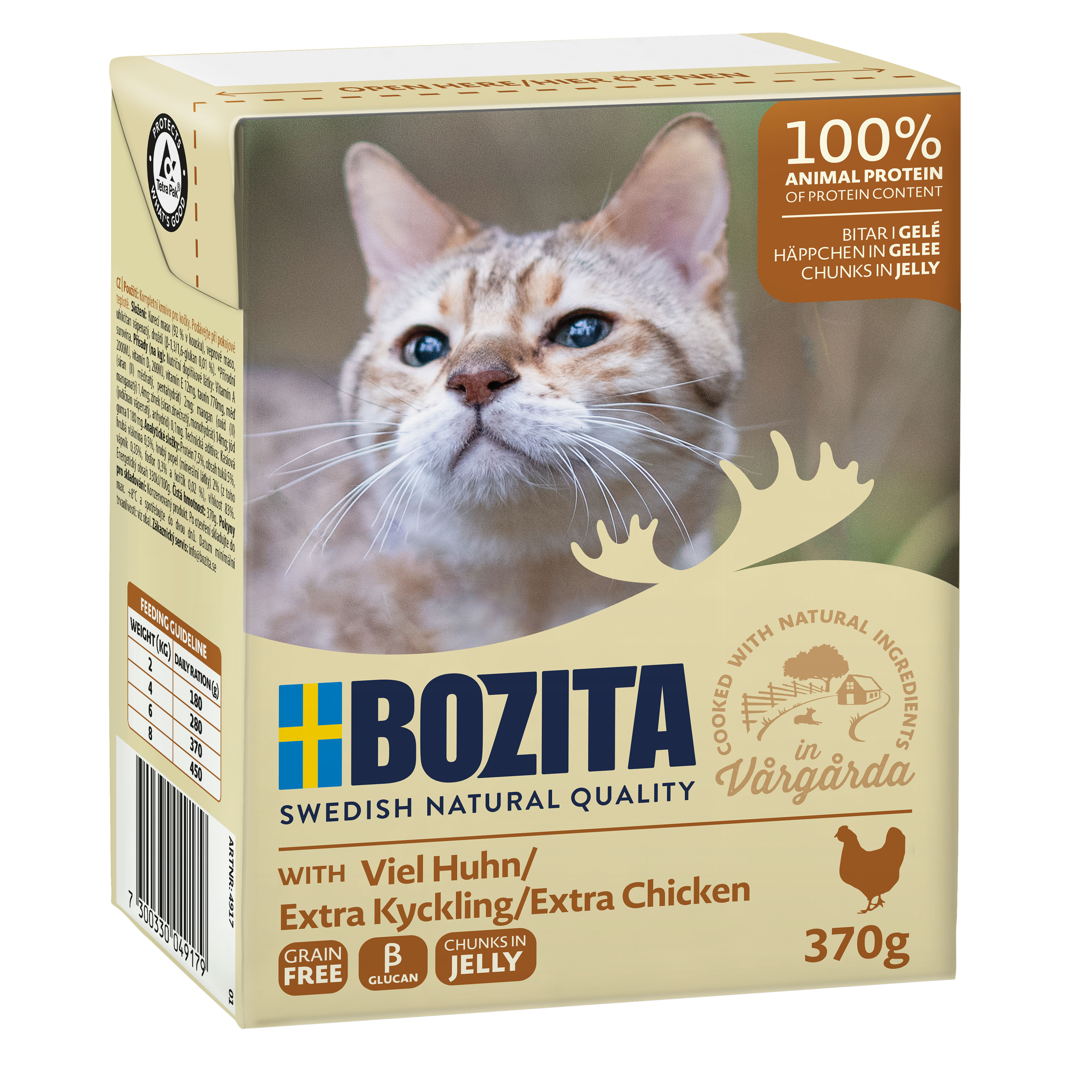 Bozita Häppchen in Gelee mit Huhn, 370g
