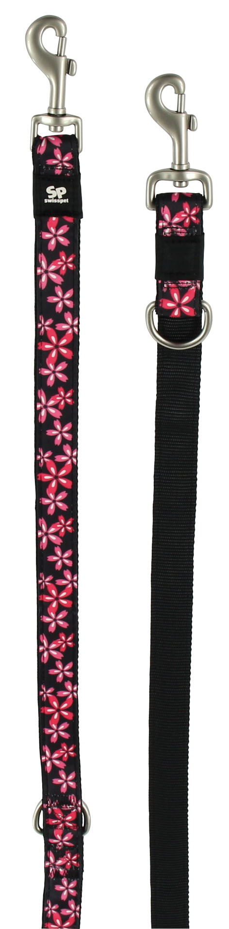 TrendLine Leine Flower, rosa, 15mm/180cm