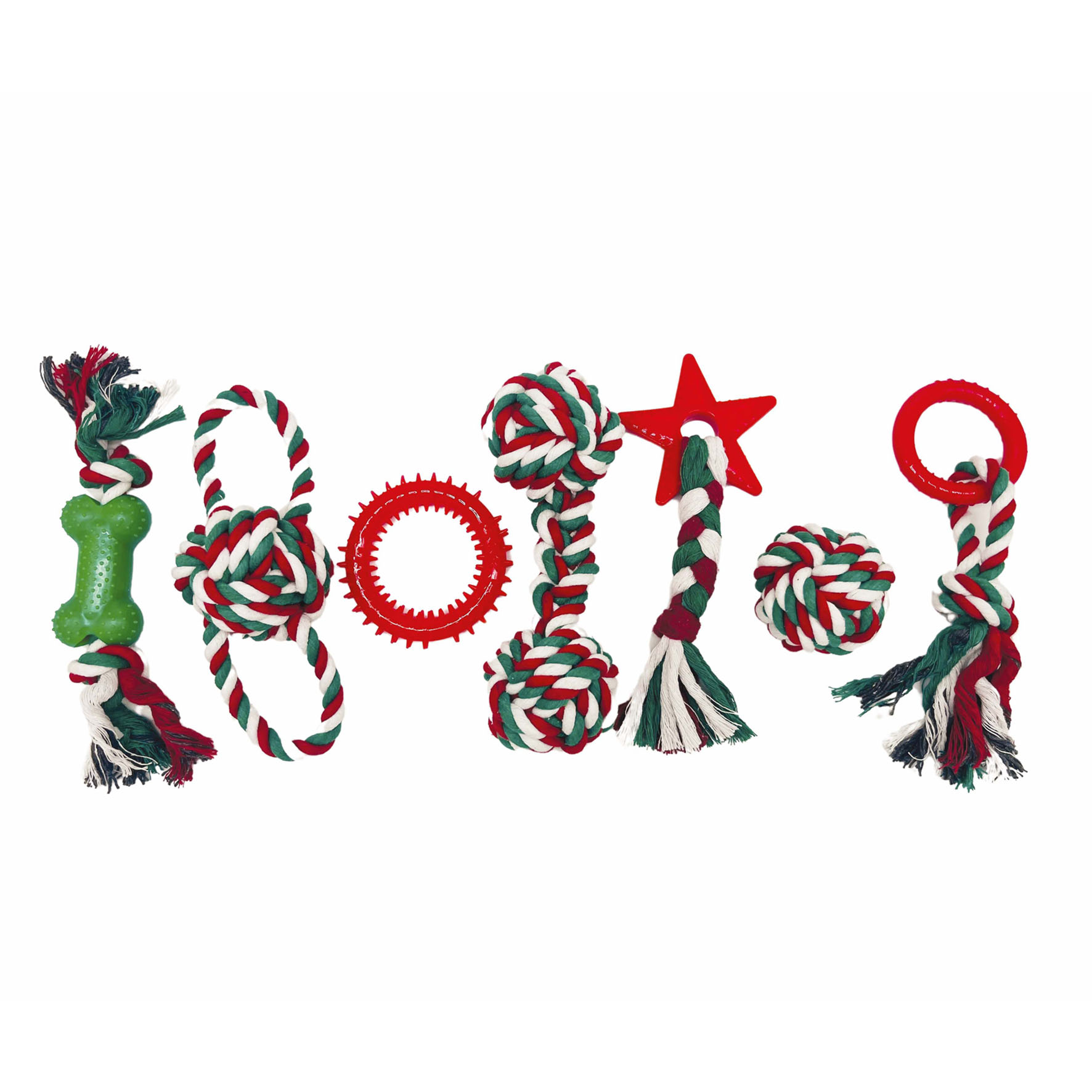 M-Pets Hundespielzeug in Geschenkbox, 7Stück