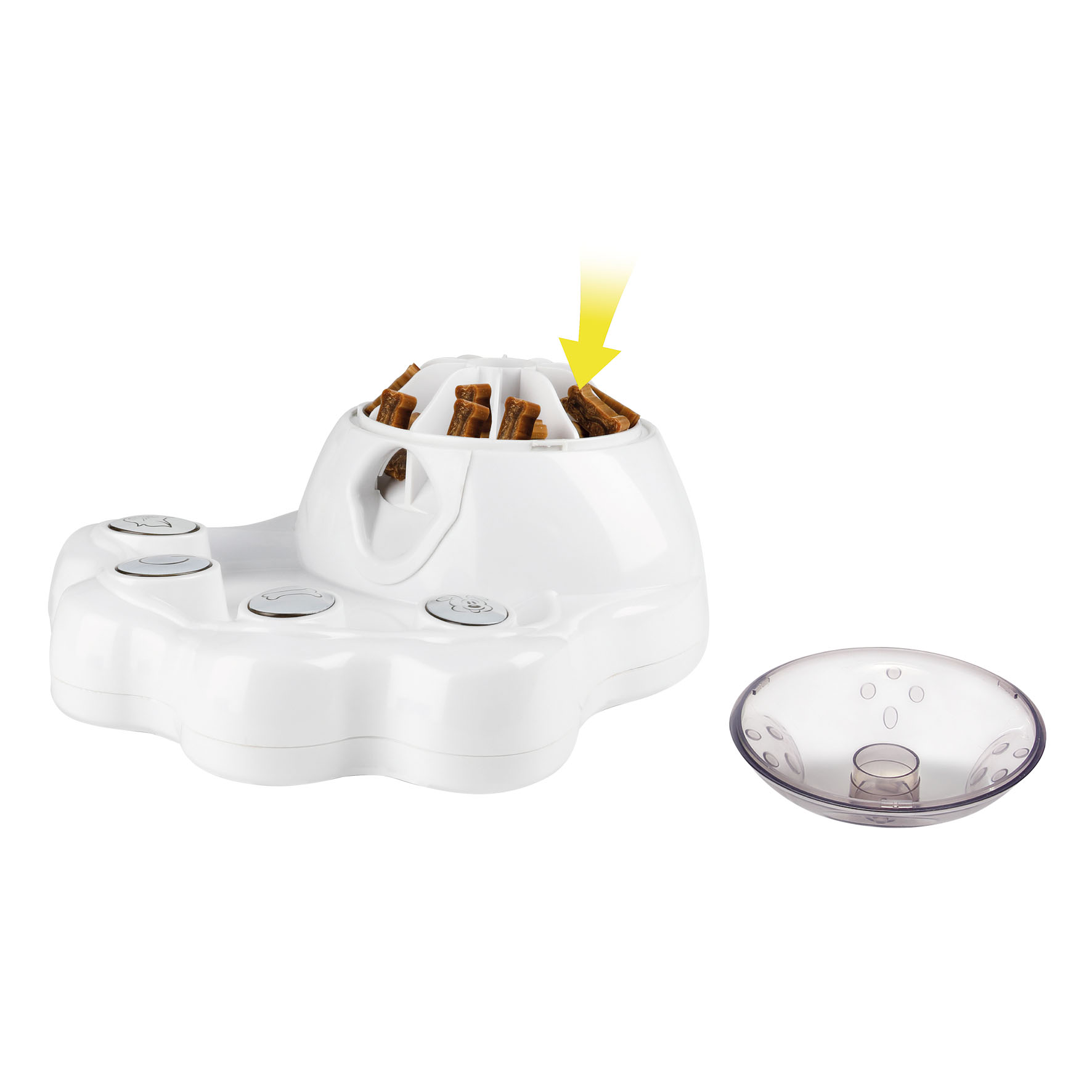 swisspet Gioco per cani Cleverplay Step & Snack, 30x25.3x14cm