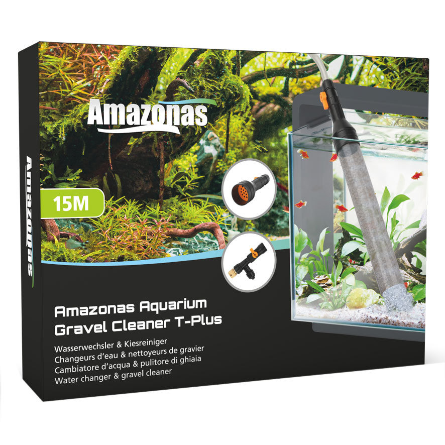 Amazonas Aquarium Gravel Cleaner T-Plus Wasserwechsler & Kiesreiniger