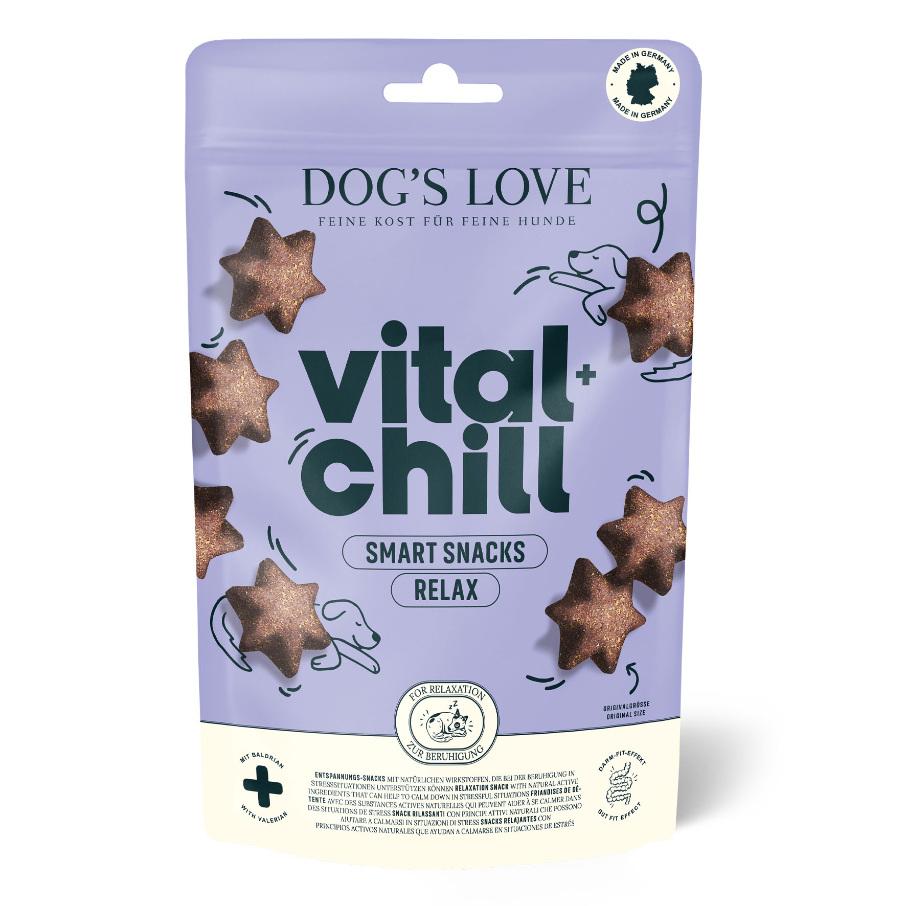 DOG'S LOVE Vital+ Smart Snacks CHILL 150g