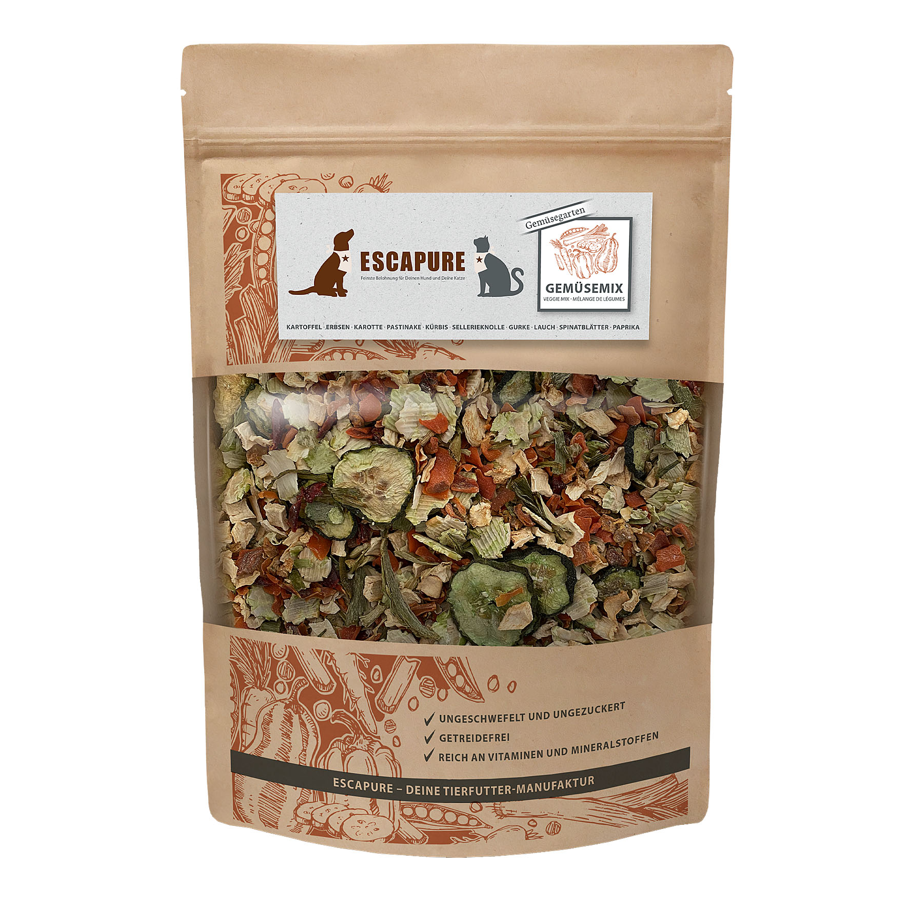 Escapure Müsliflocken Gemüsemix 1Kg