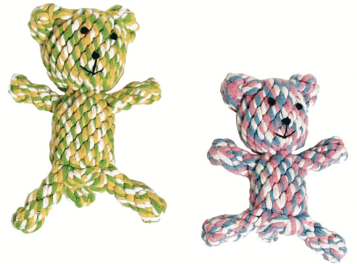 swisspet Hundespielzeug Puppy Baumwoll-Bärchen