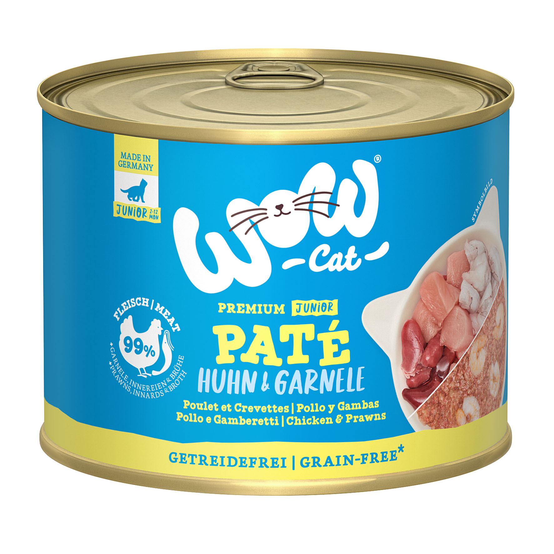 Junior Poulet & Crevettes, 200g