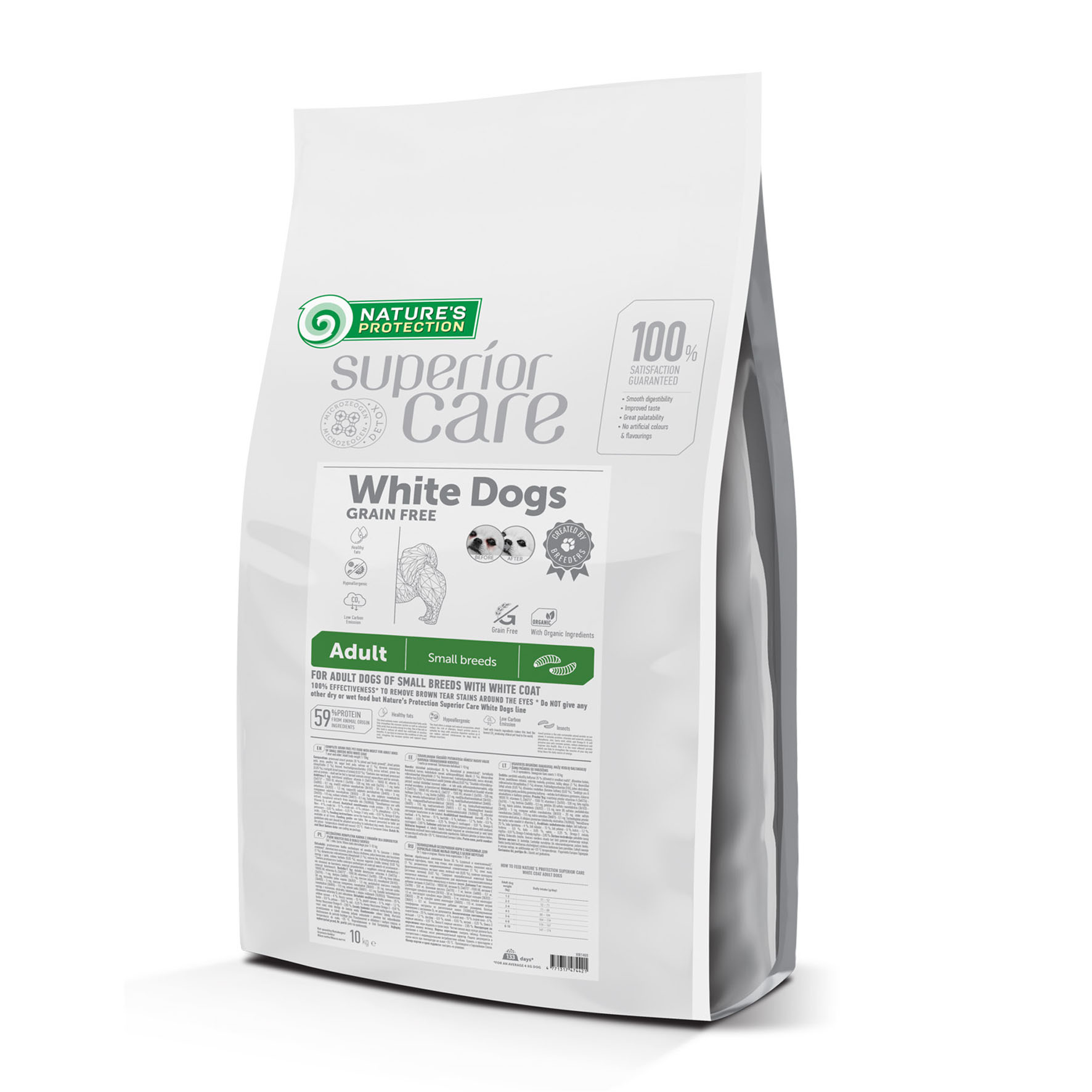 Superior Care White Dogs, Small & Mini, insectes 10kg