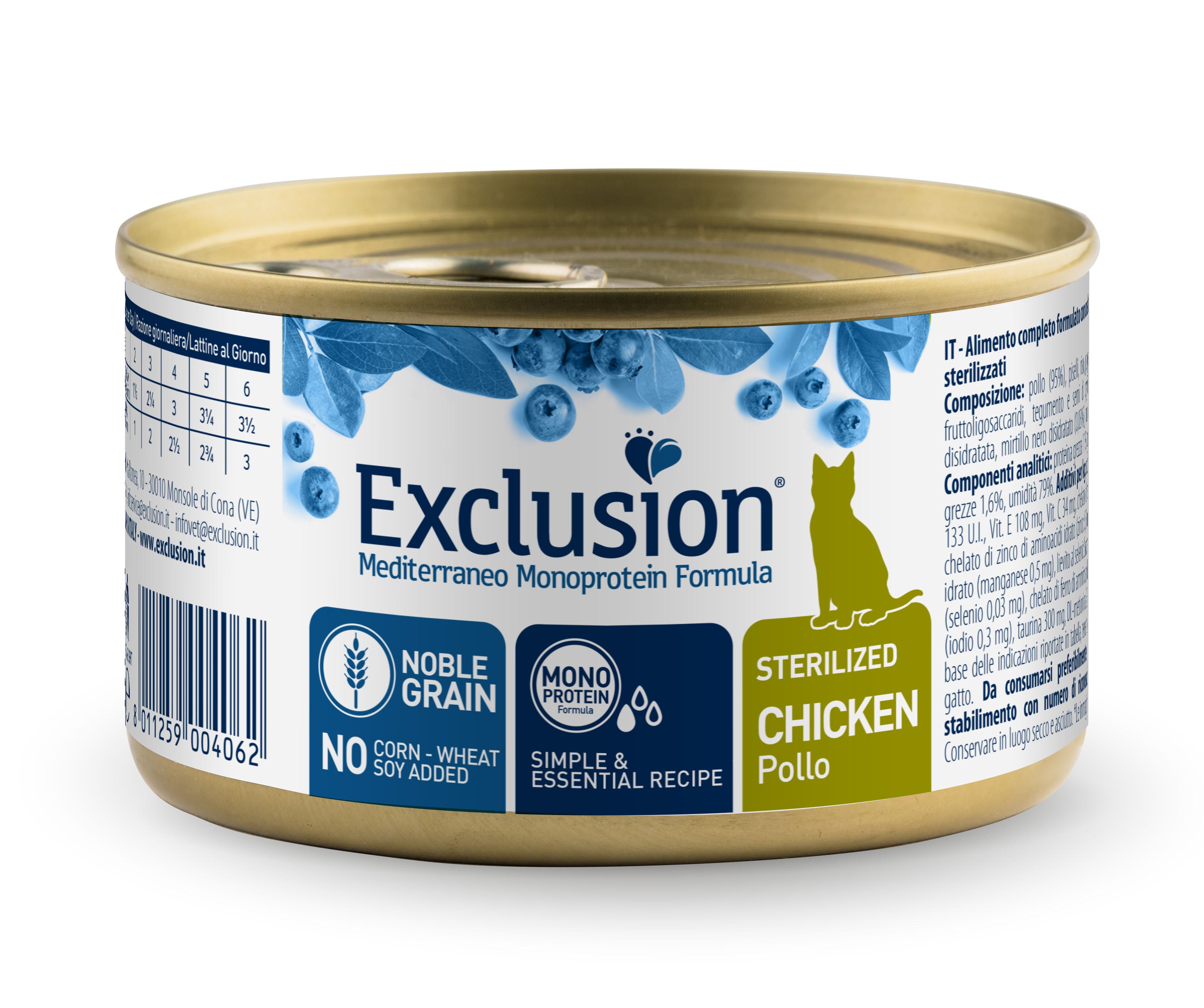 Exclusion Cat Sterilized Chicken 85g