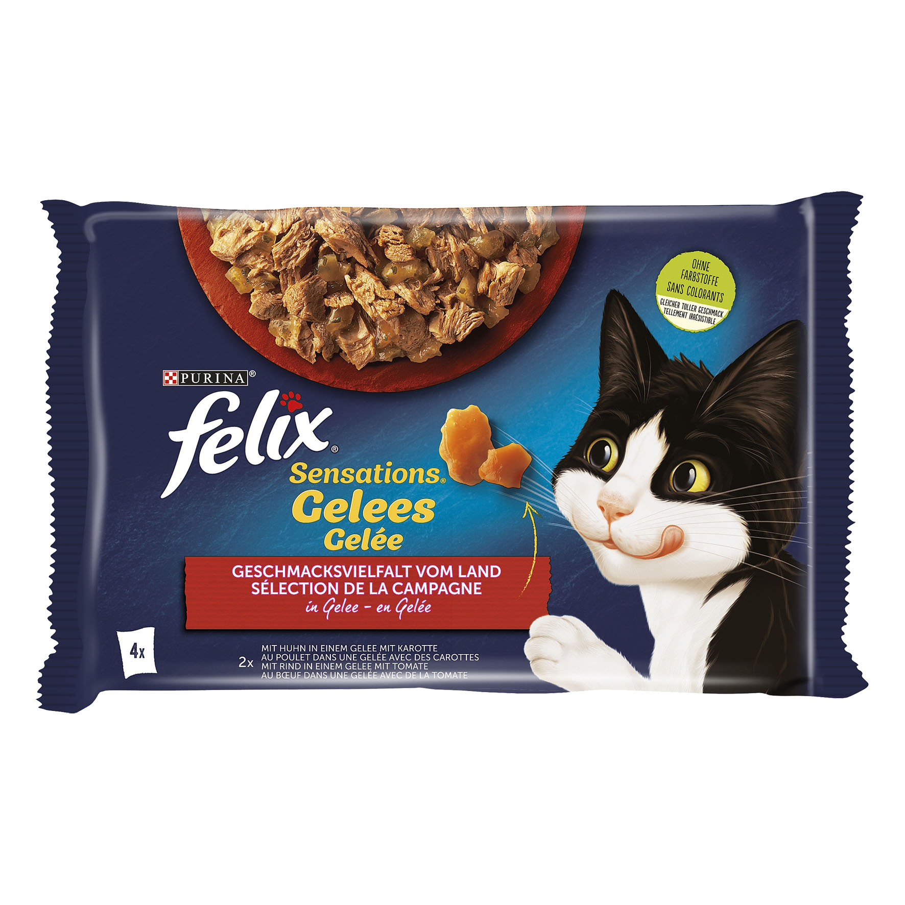 Felix Sensations Viande, 4x85g