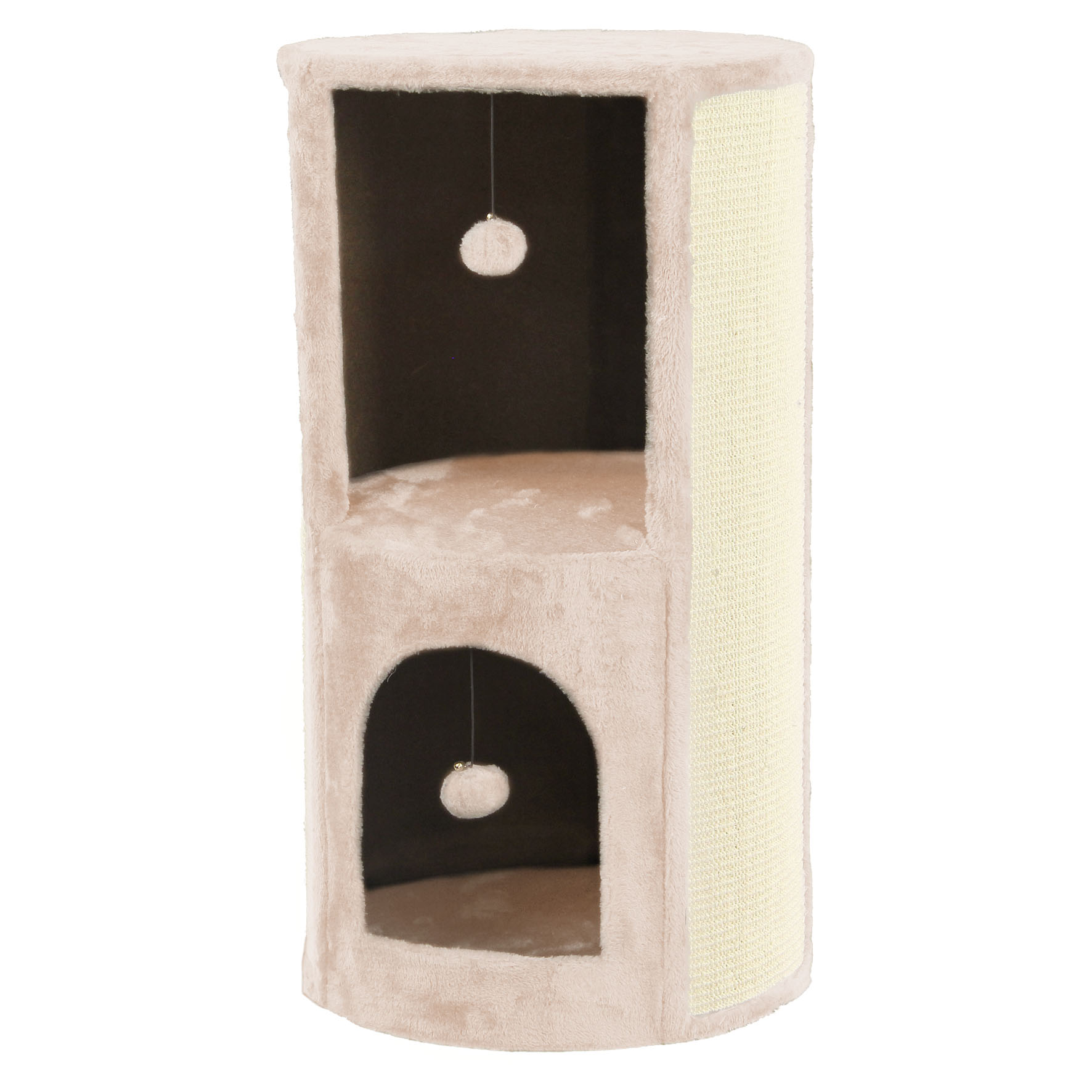 swisspet Kratz- & Wohnturm Albis, beige