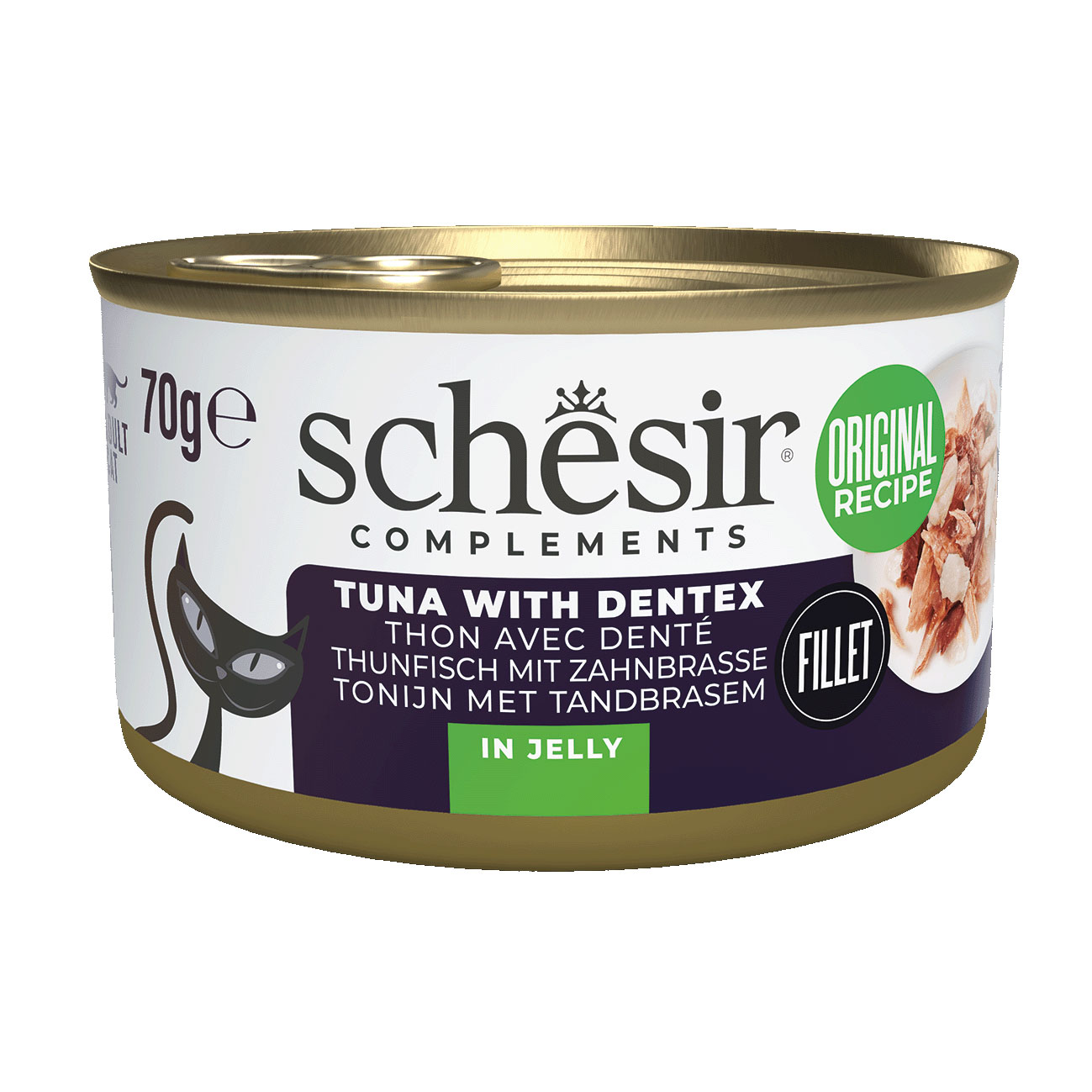 SCHESIR Gelee Thunfisch&Zahnbrasse 70g