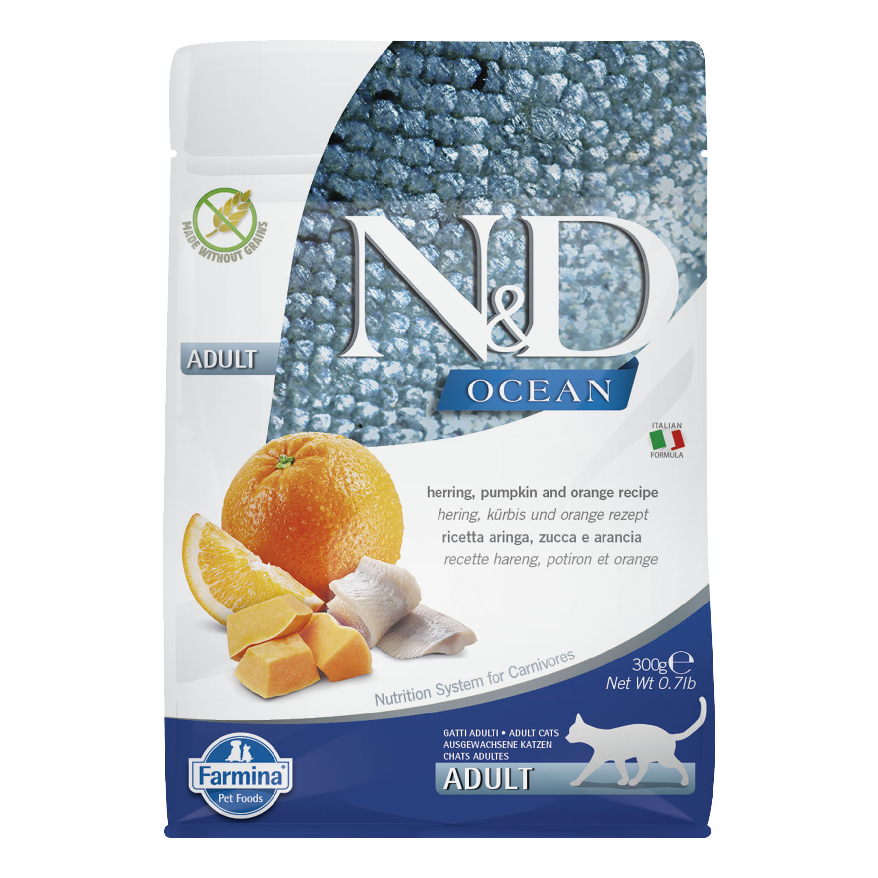 Farmina Cat Ocean Adult Haerng & Orange, 300g