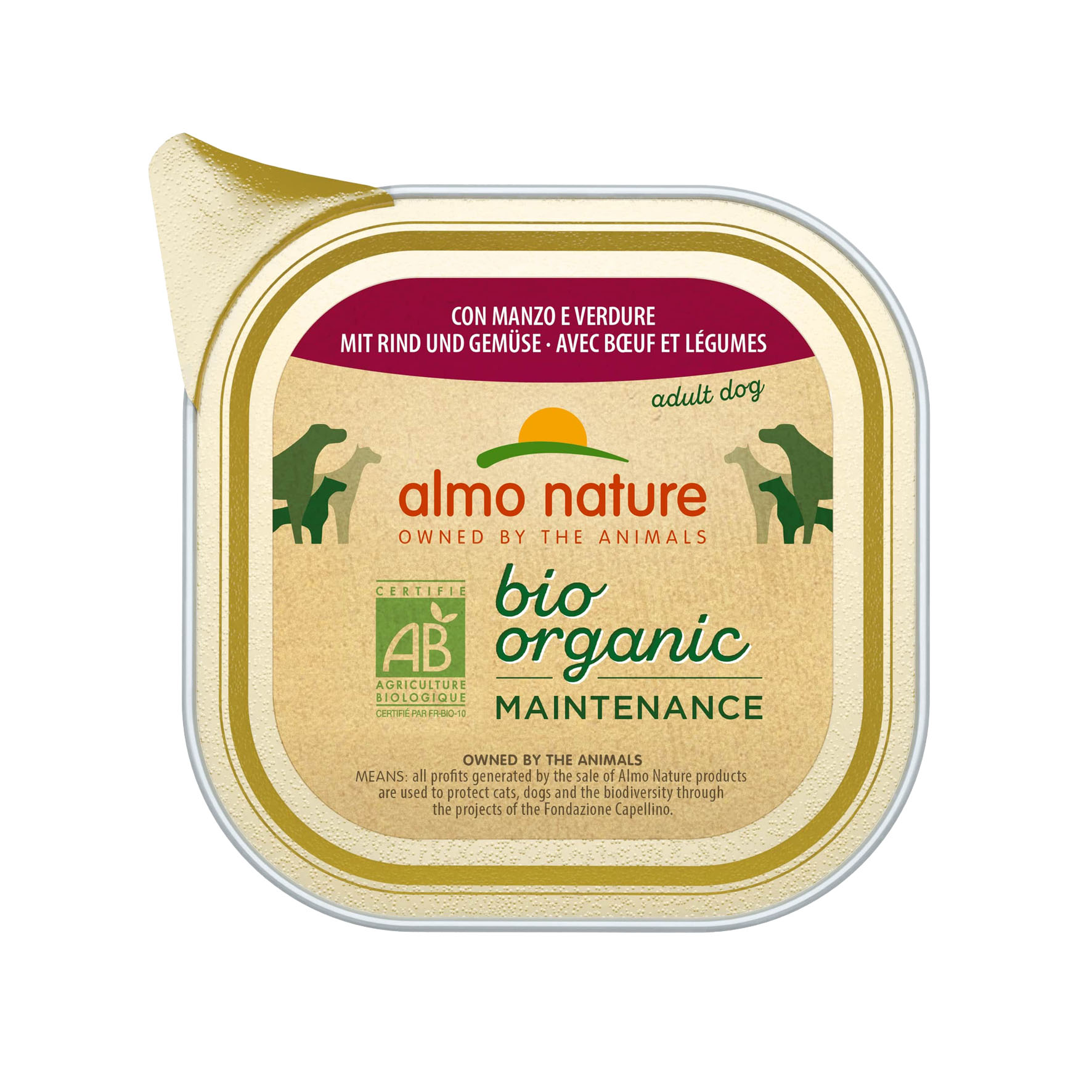 Almo BioOrganics Rind & Gemüse, 100g Almo BioOrganics Rind & Gemüse, 100g