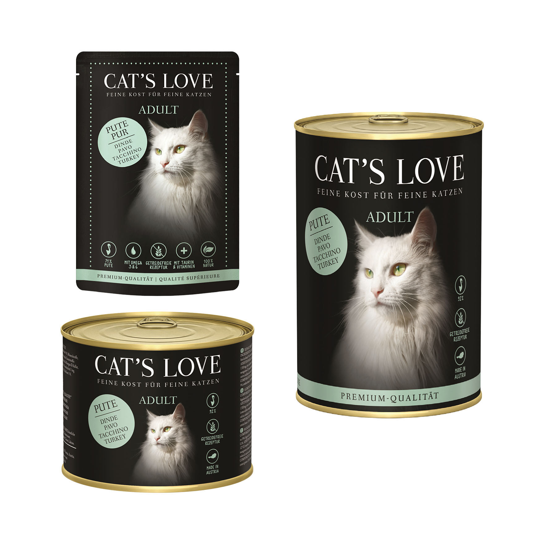 Cat‘s Love Adult Truthahn pur