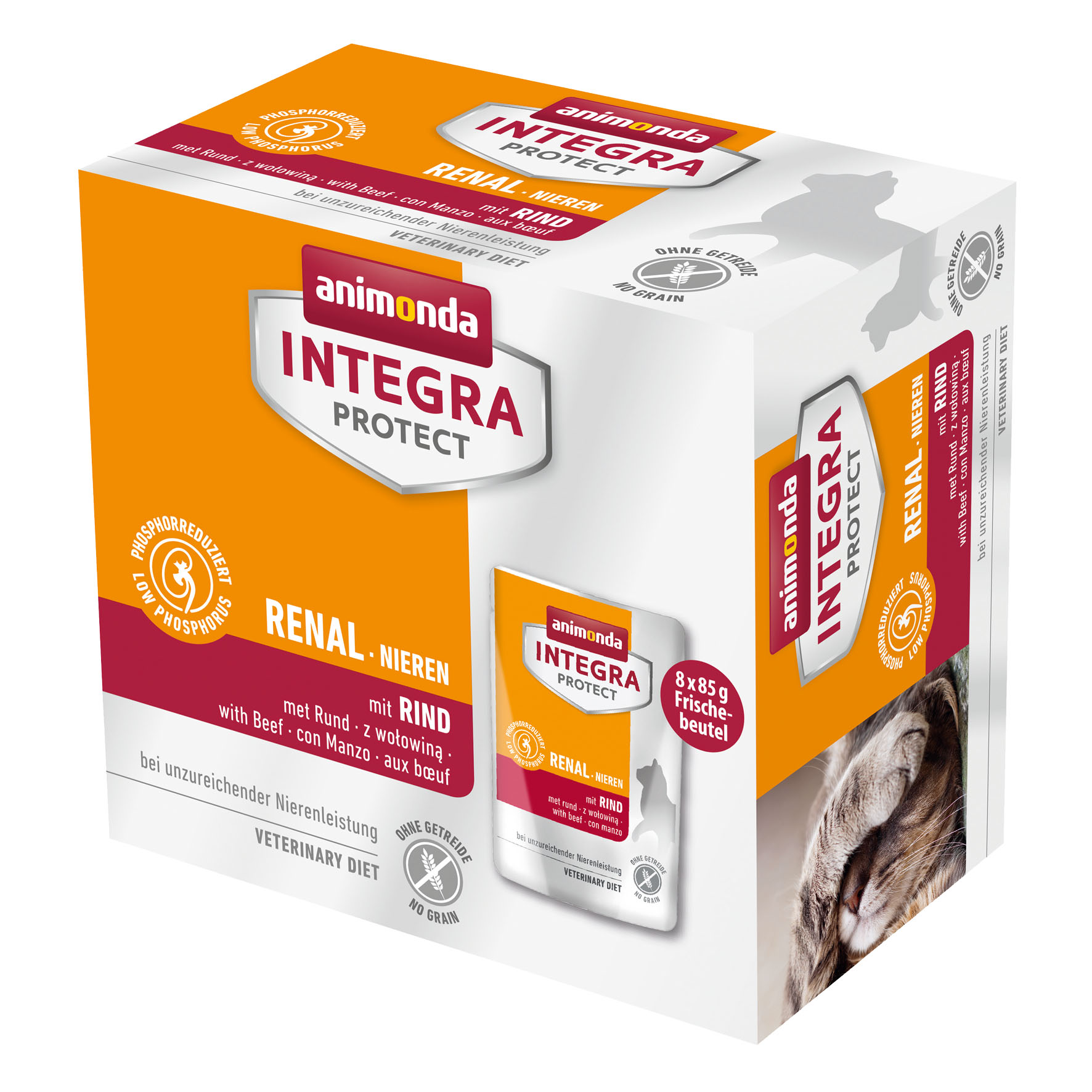 animonda INTEGRA PROTECT Renal Adult mit Rind 8 x 85 g