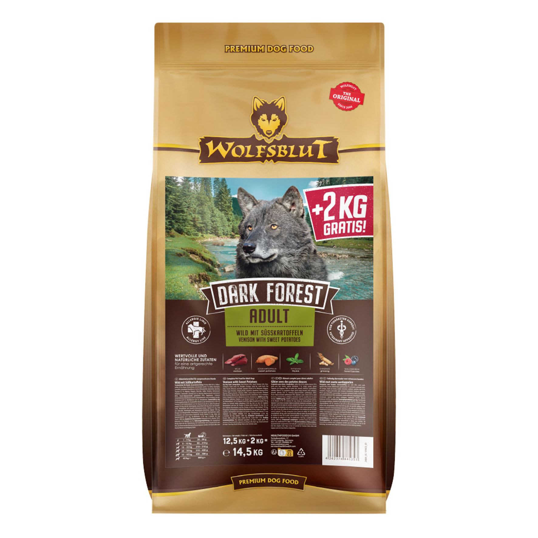 Wolfsblut Adult Dark Forest 12.5+ 2kg 