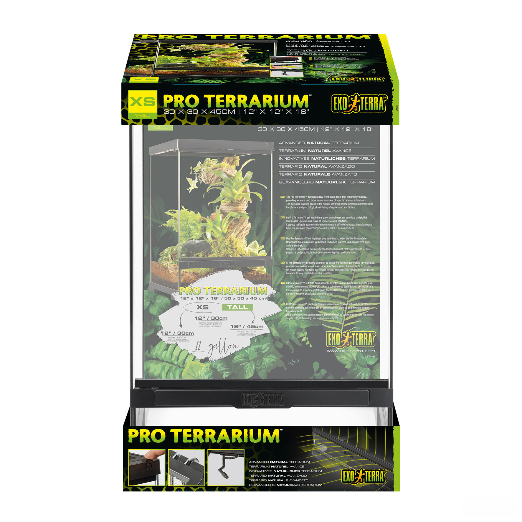 Exo Terra Pro Terrarium - 30x30x45cm