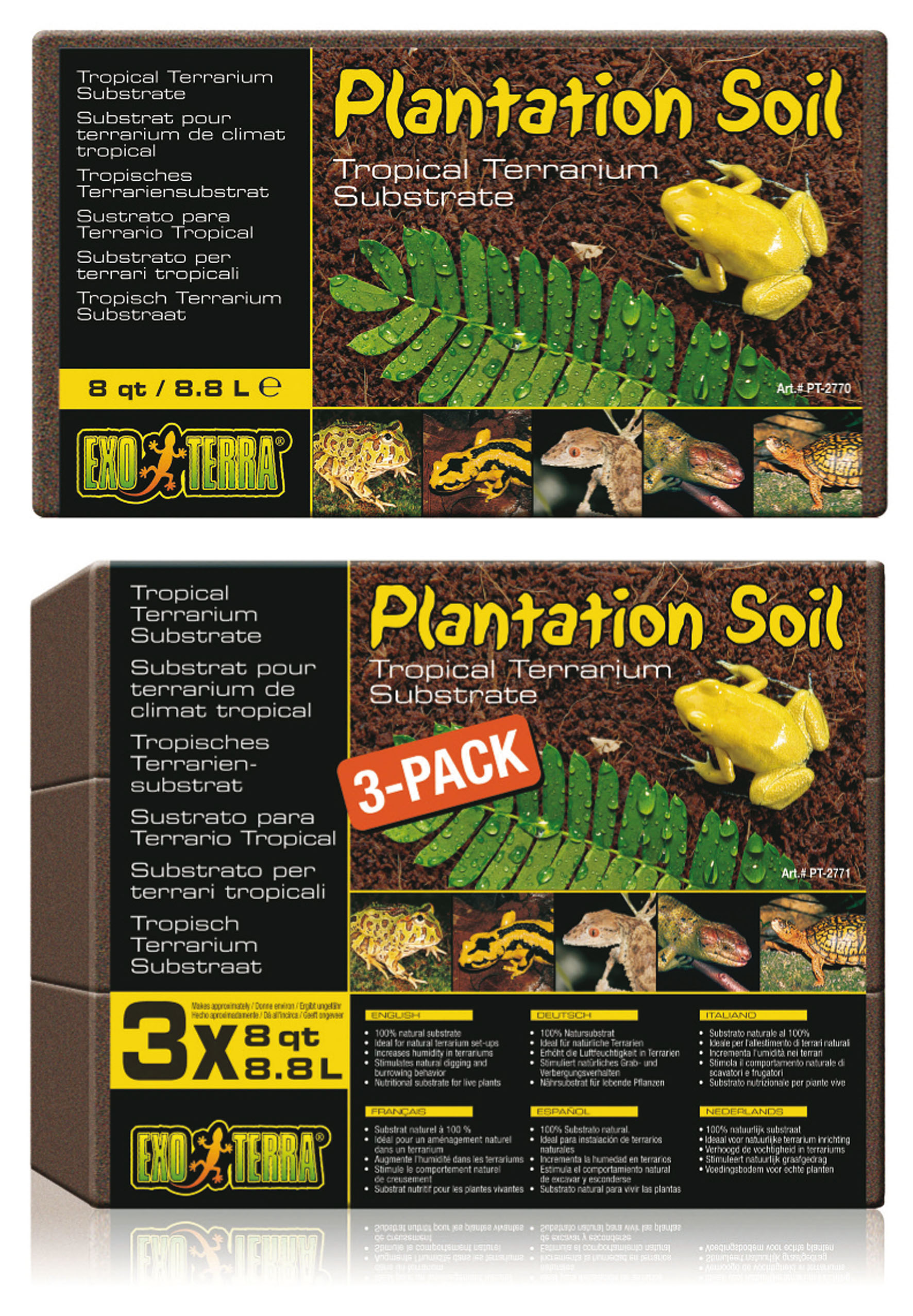 Exo Terra Plantation Soil, Substrat