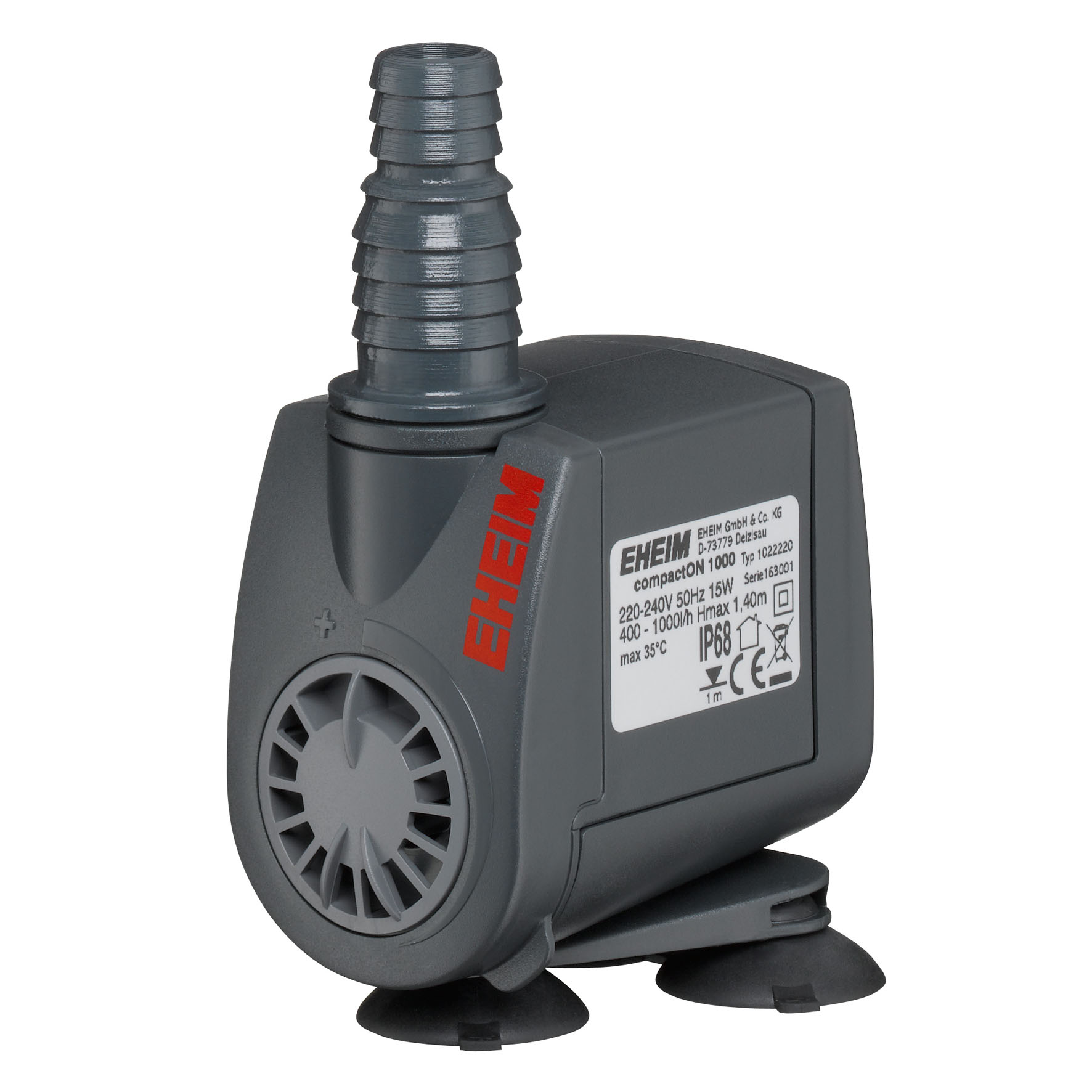 Eheim pompe d’aquarium CompactOn 1000, 400-1000l/h, 15W, 1.4Hmax m