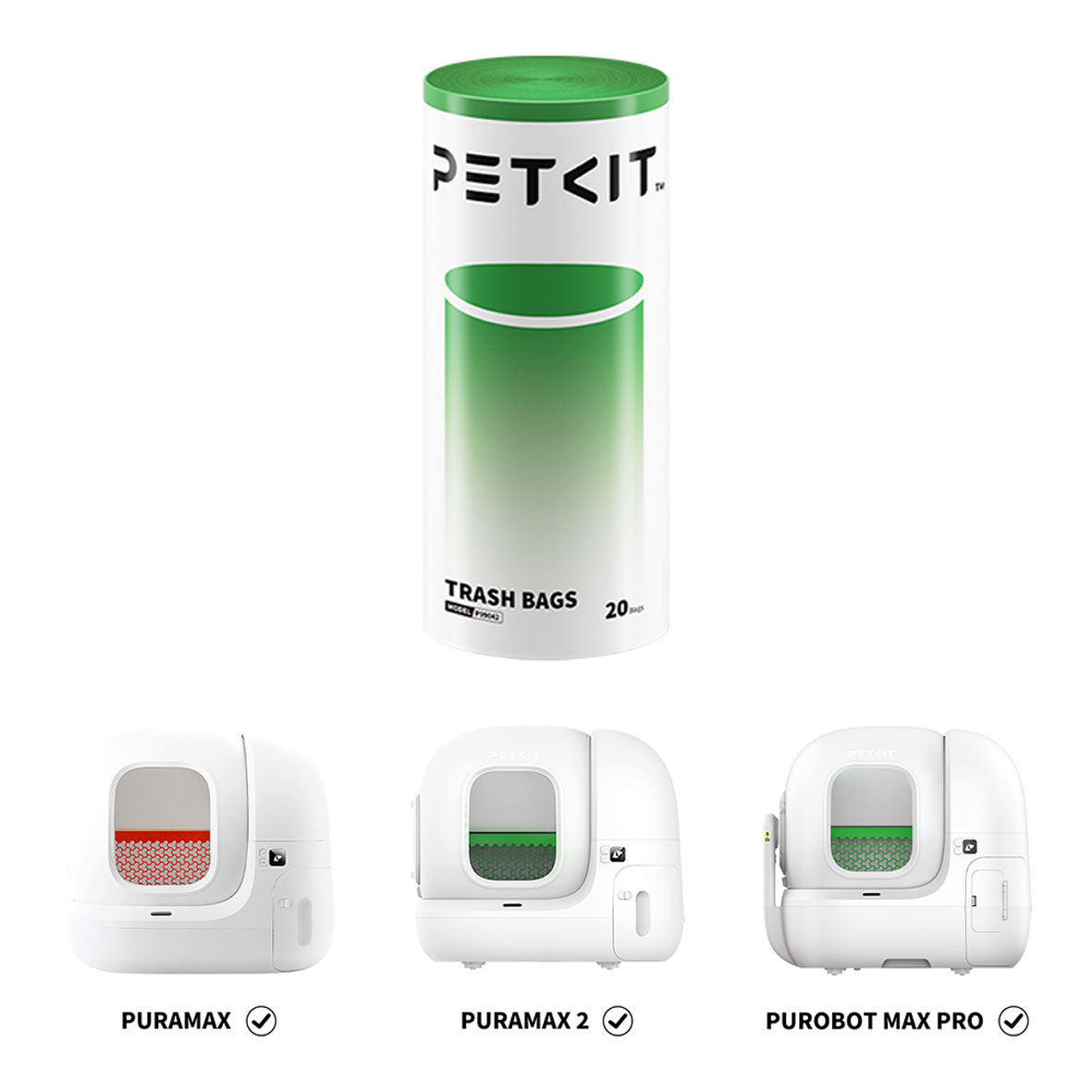 PETKIT Trash Bags weiss