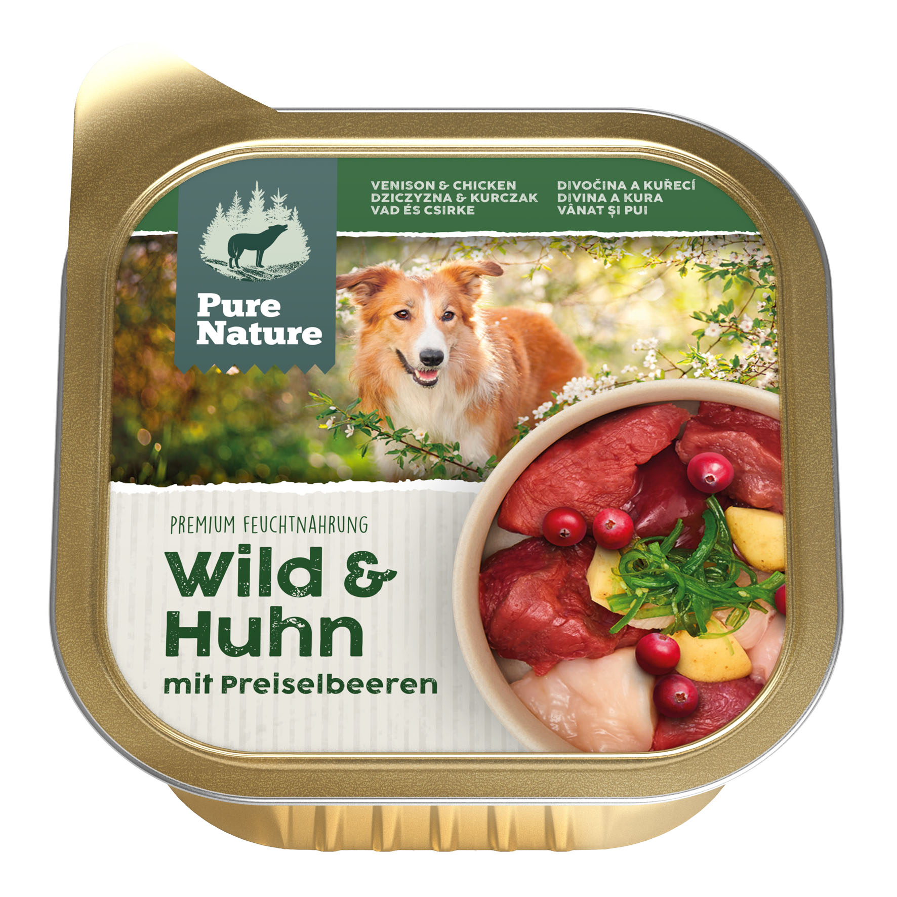PureNature Wild und Huhn mit Preiselbeeren, 150g PureNature Wild und Huhn mit Preiselbeeren, 150g