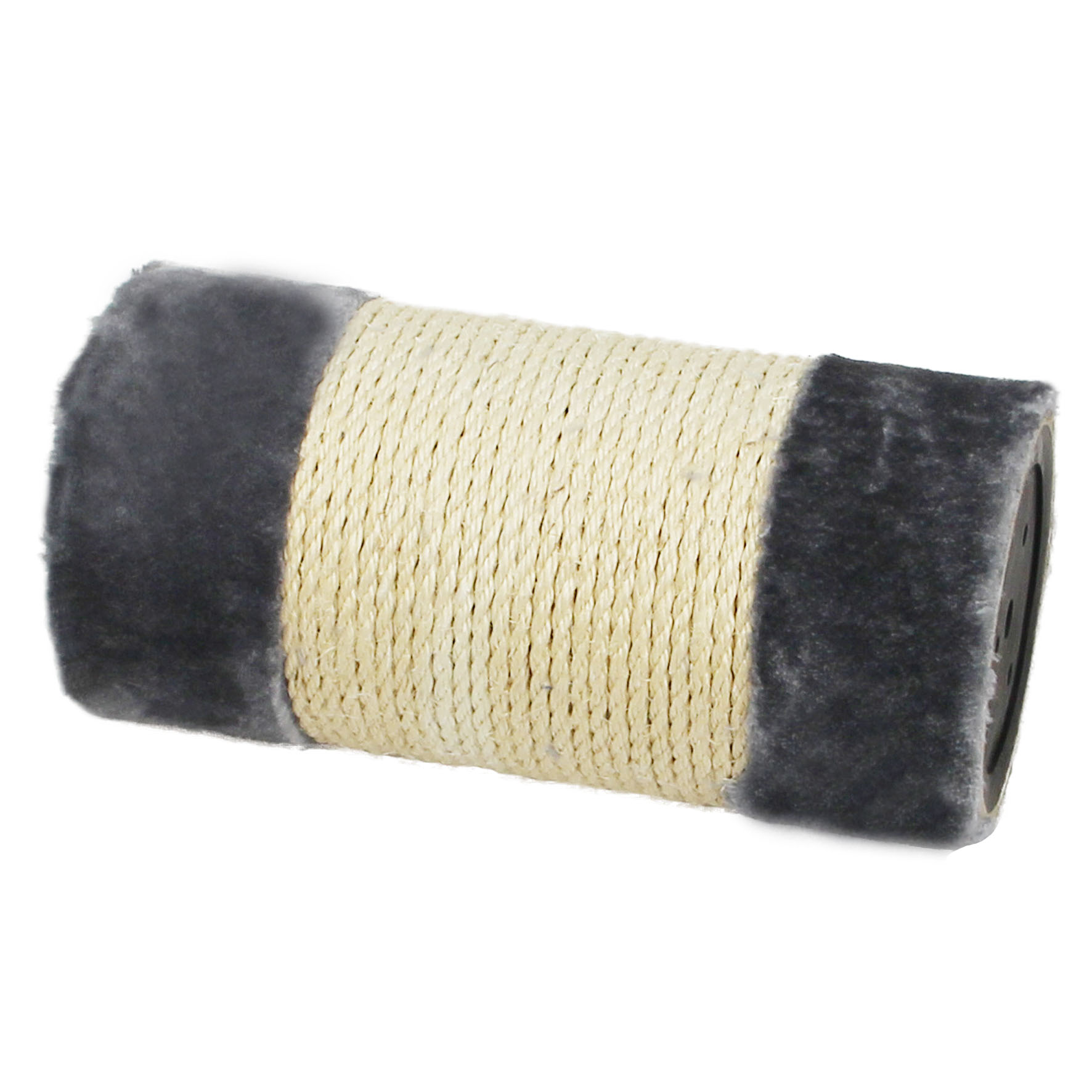 swisspet Colonne en sisal avec peluche, grise, 15x40cm