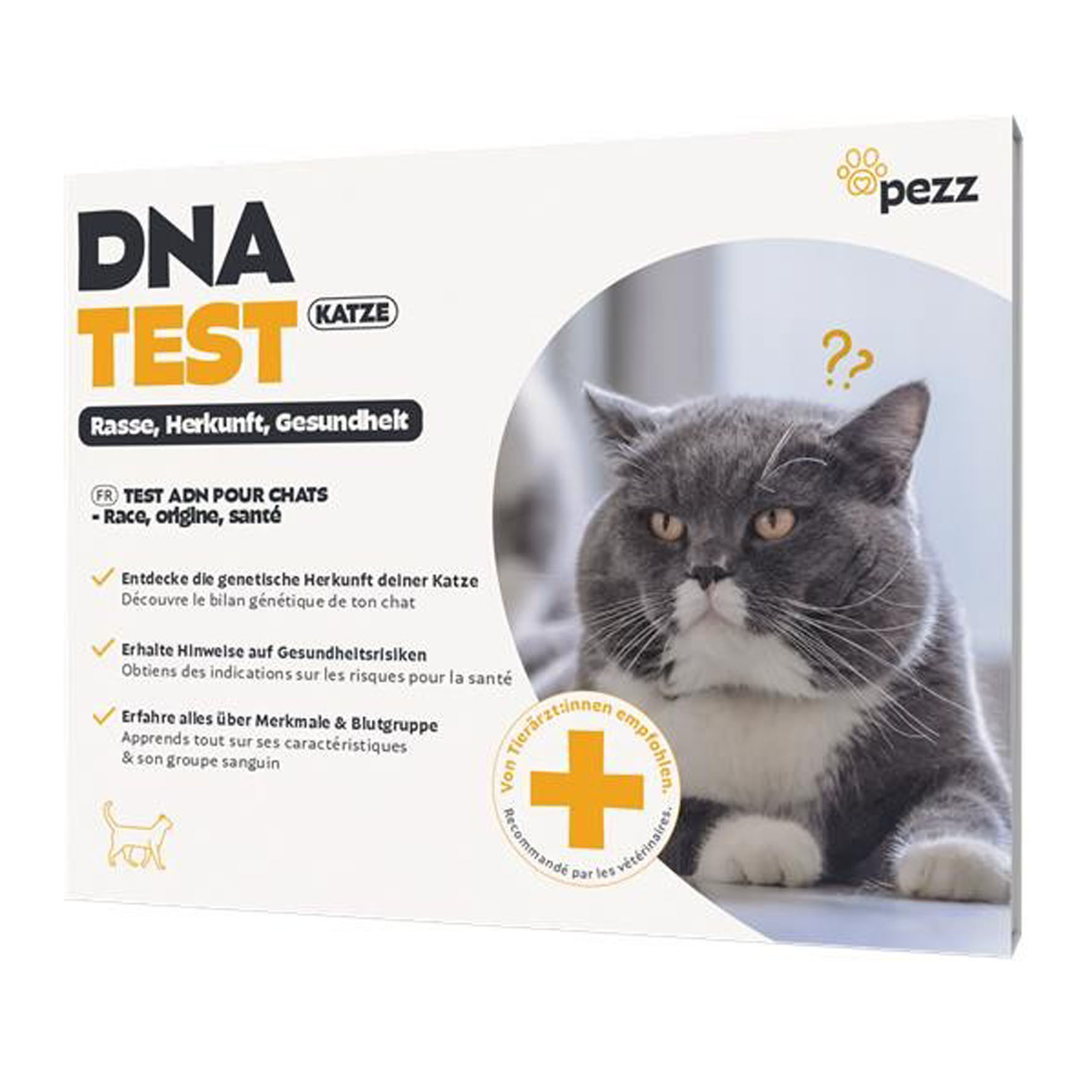 Test ADN Pezz pour la détermination de la race des chats