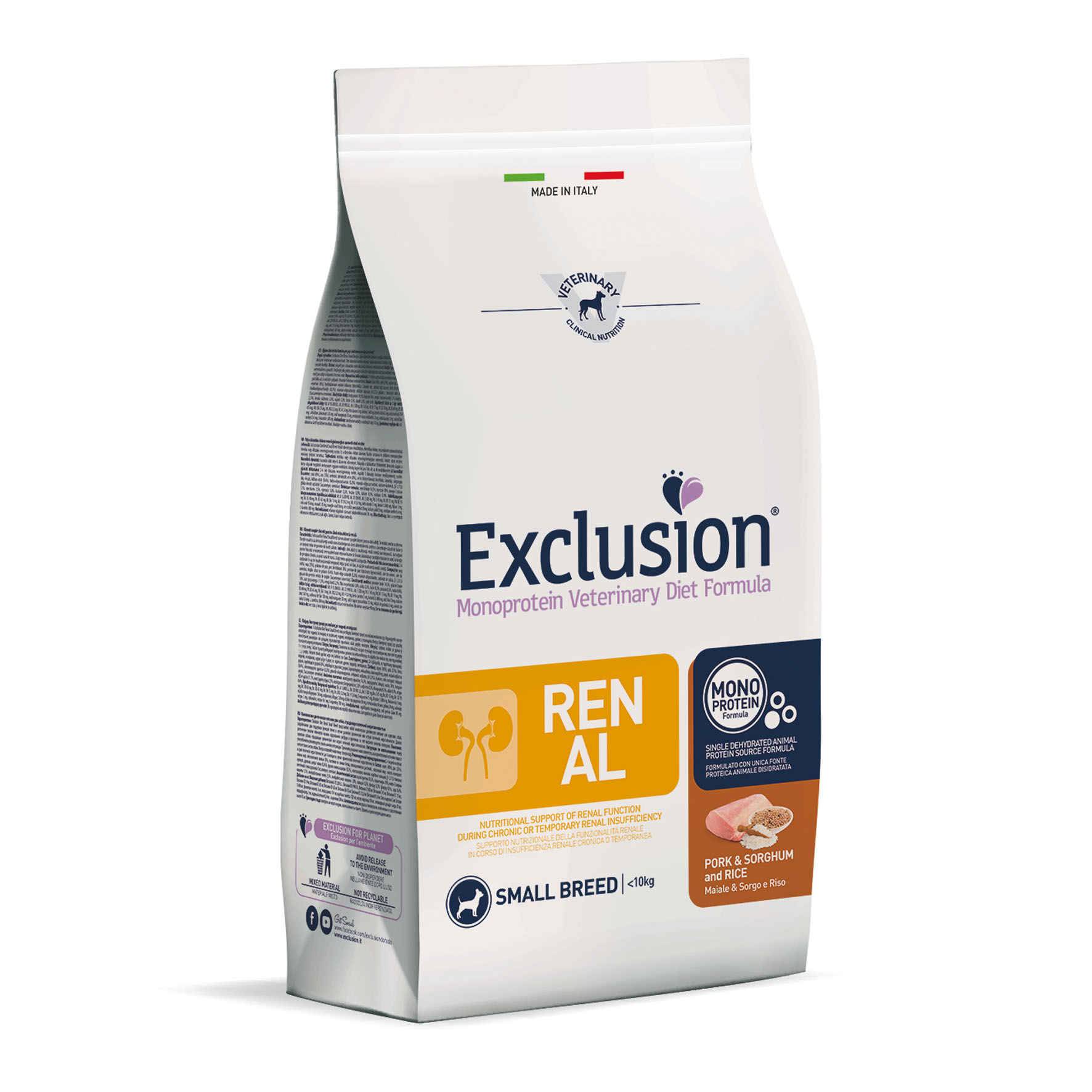 Exclusion Dog VET Adult Small Pork 2kg Exclusion Dog VET Adult Small Pork 2kg