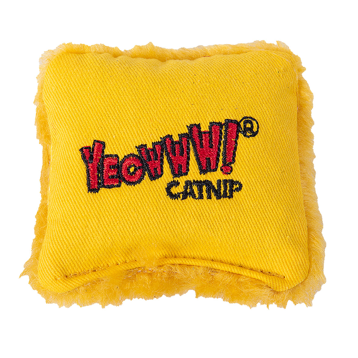 Yeowww Kissen mit biologische katzenminze, gelb, 1Stk, 6cm