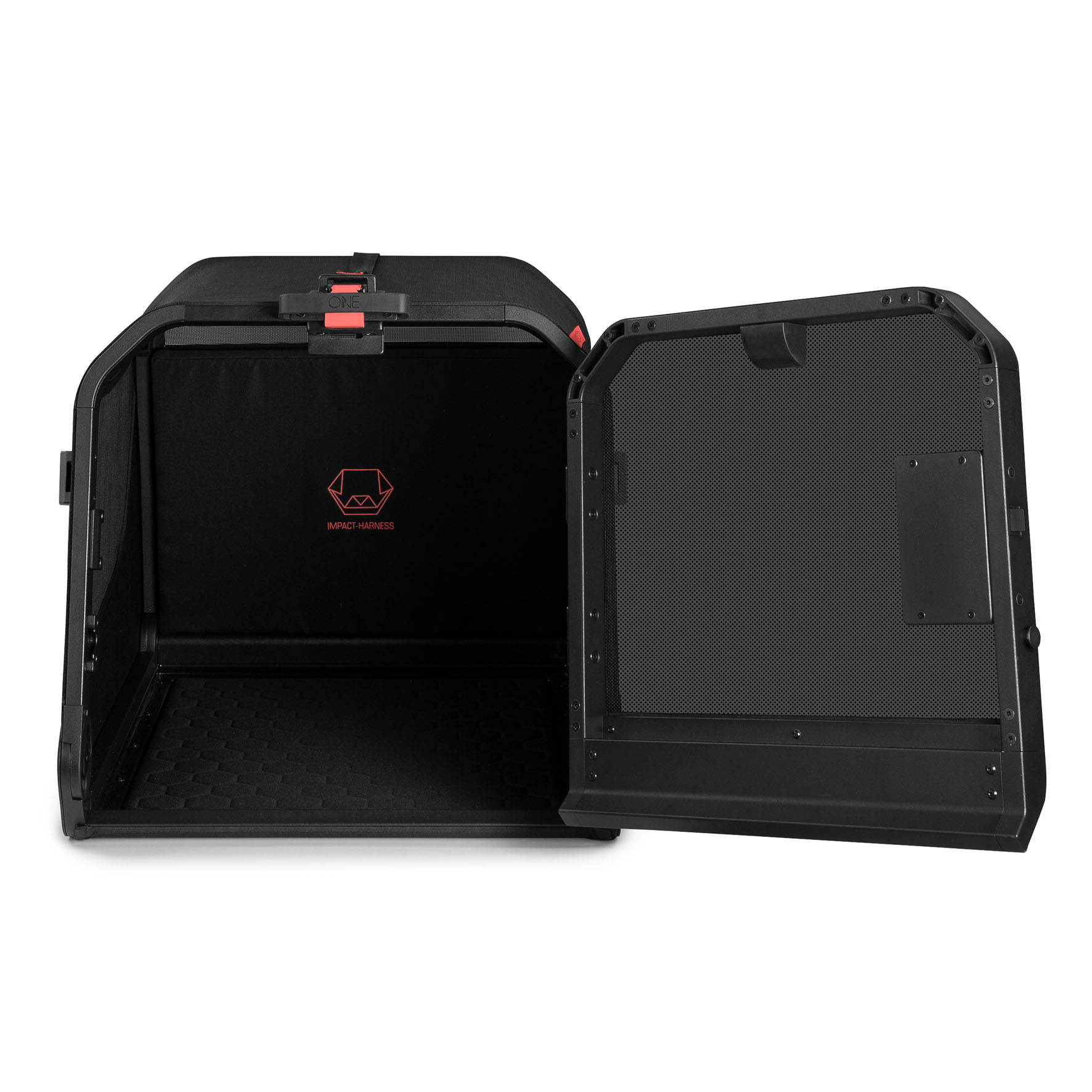 One Origami Hundebox faltbar, schwarz, Grösse S