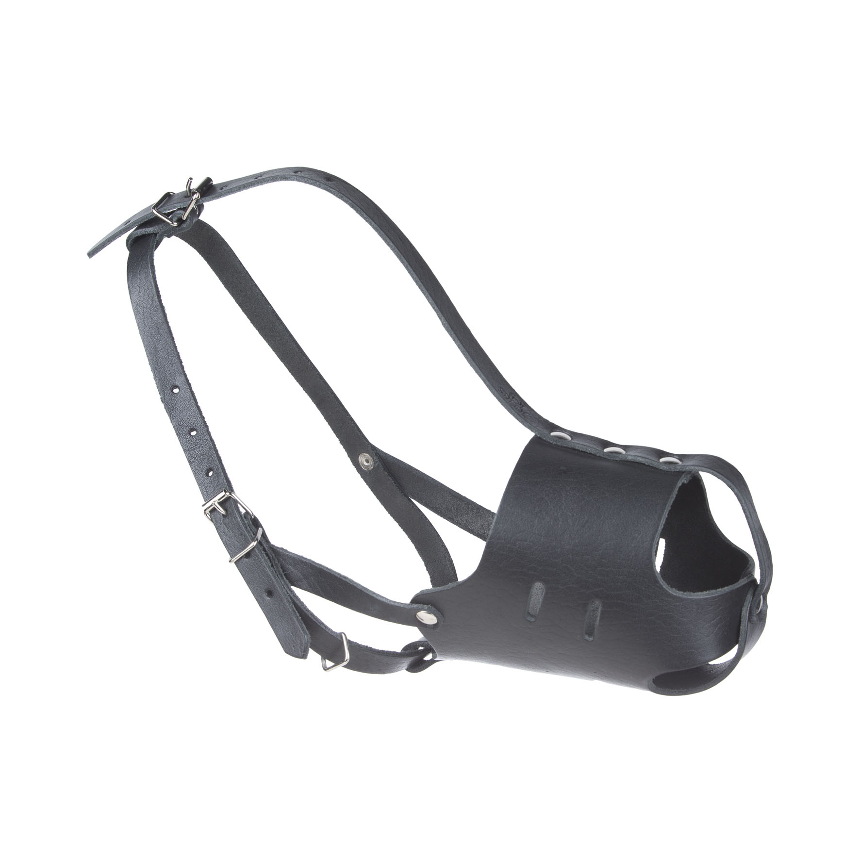 K9 Ledermaulkorb geschlossen 1734G