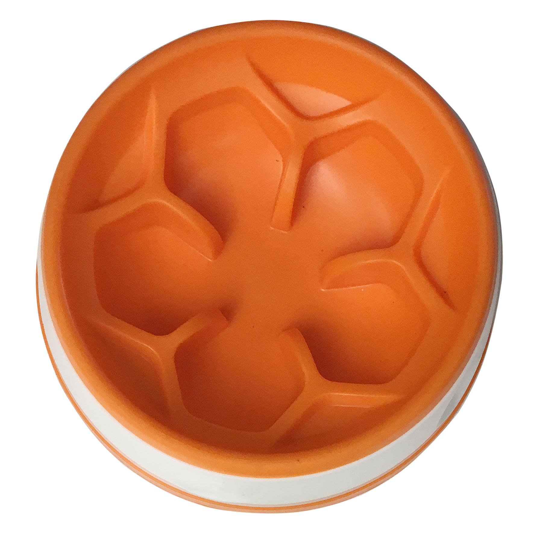 swisspet Rooner écuelle anti-gloutonnerie, orange 500ml, ø 18cm