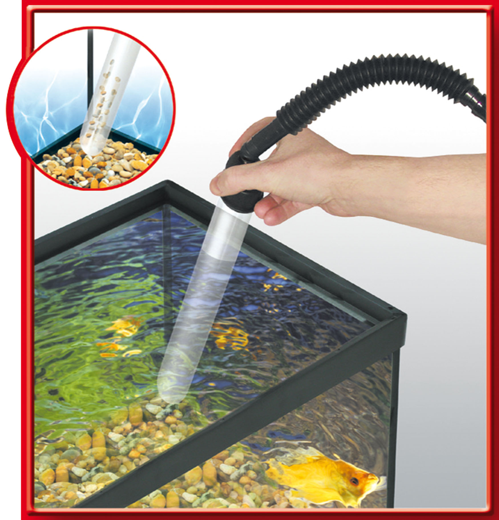 Aspirateur de vase Fluval Easy Clean L: 6,5 x 3,5 cm Longueur du tuyau: 60 cm