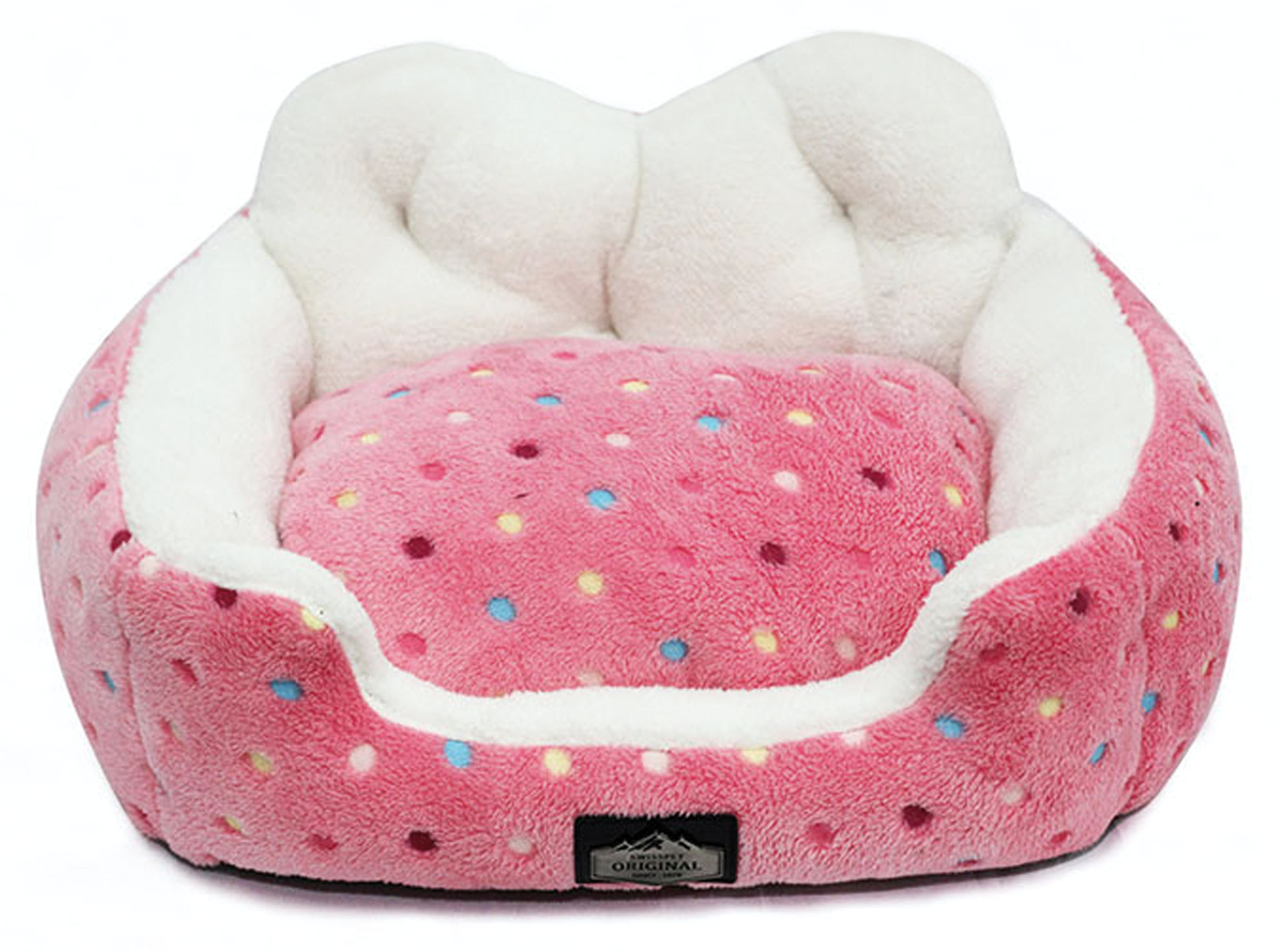 swisspet lit pour chiens & chats Smuffy, rose, S, 50x40x15cm