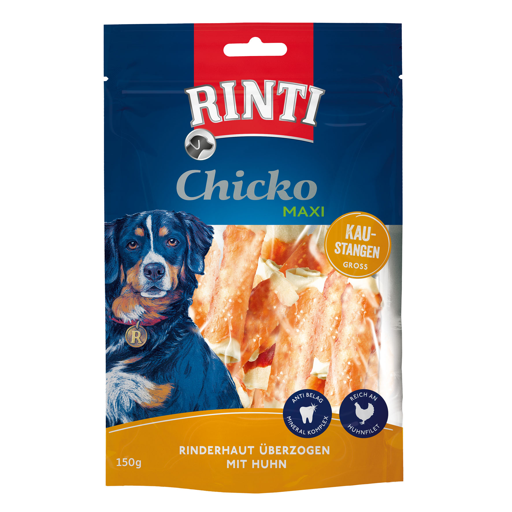 Rinti Chicko Brut Bâtonnets Poulet, 150g