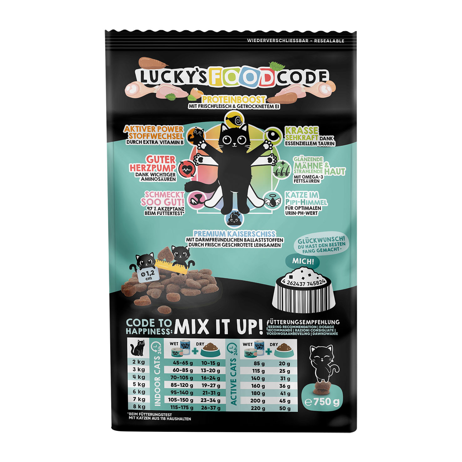 Lucky Lou Food Code Mono Truite 750g