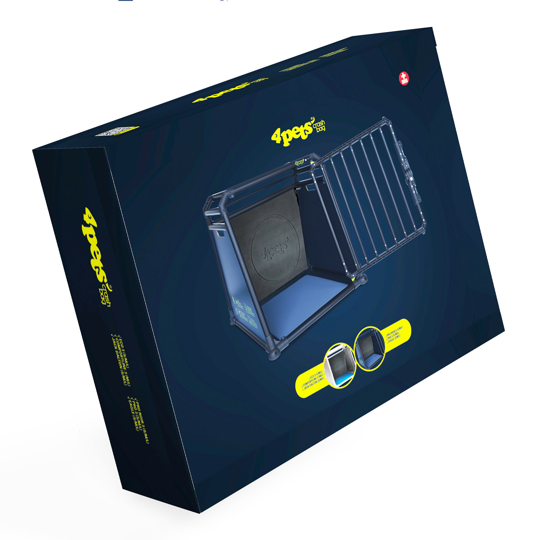 4pets Crash-Bag - Coussin de protection contre les accidents - Taille 2, & 22, 51,5 x 5 x 54 cm