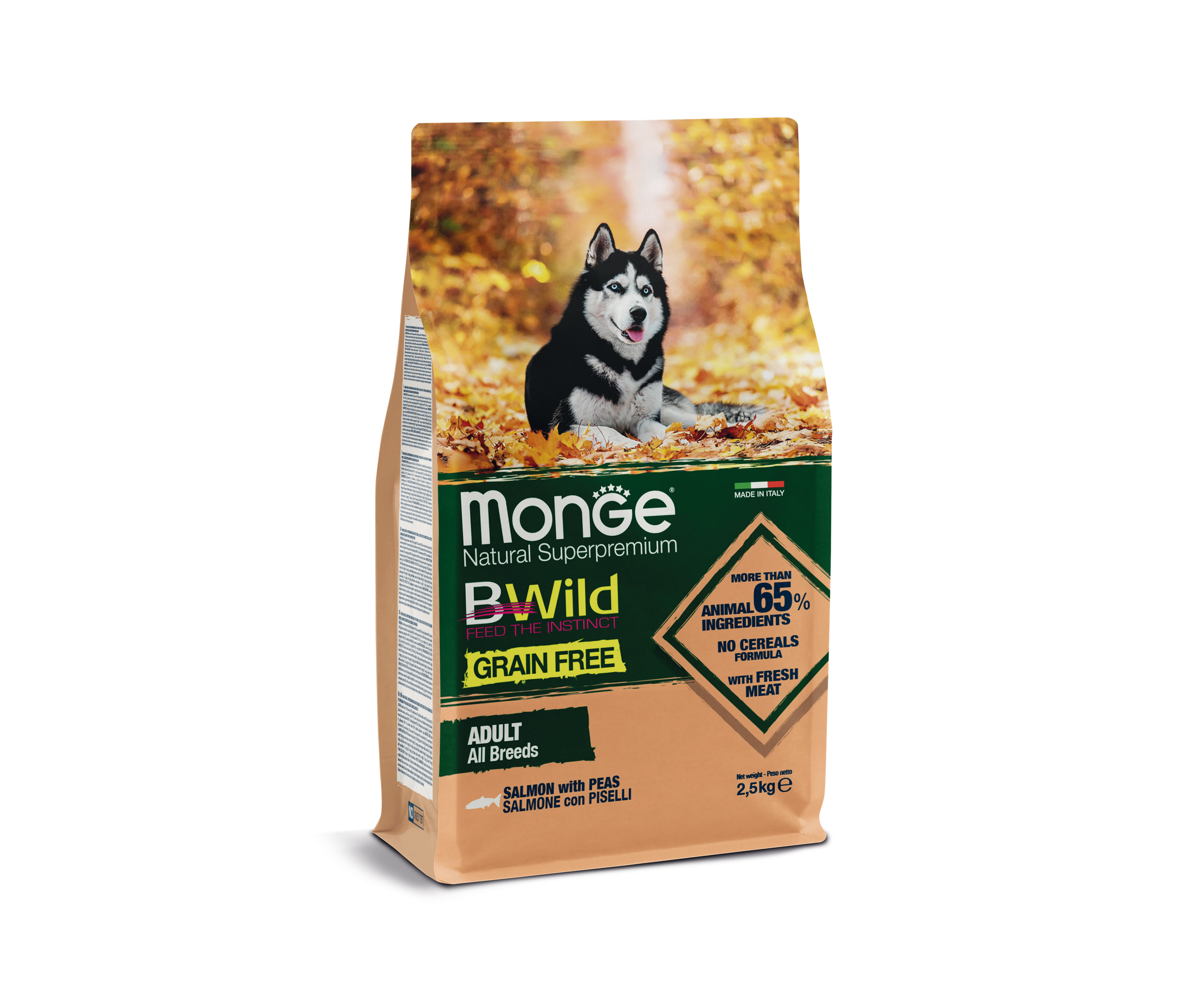 Monge BWild GF Saumon adulte 2.5kg