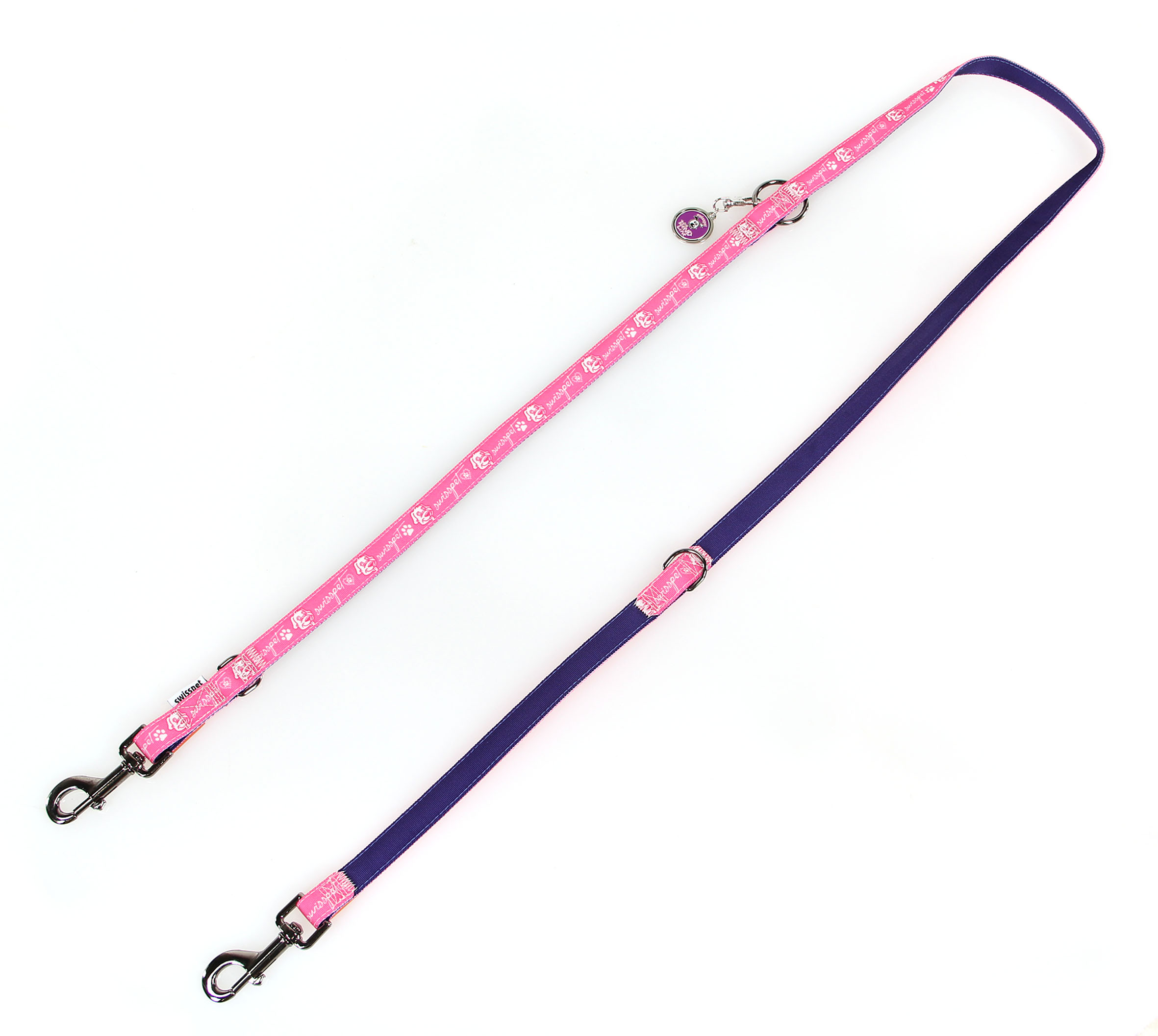 TrendLine laisse Dogu, rose, 15mm/180cm