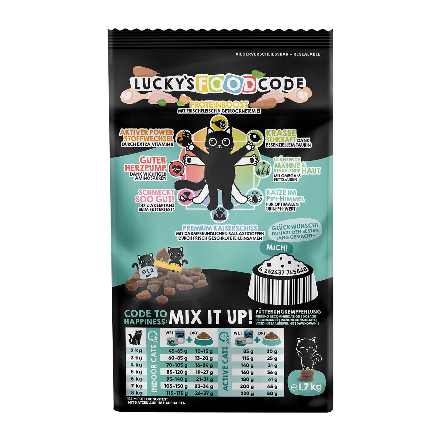 Lucky Lou Food Code Mono Forelle 1.7kg