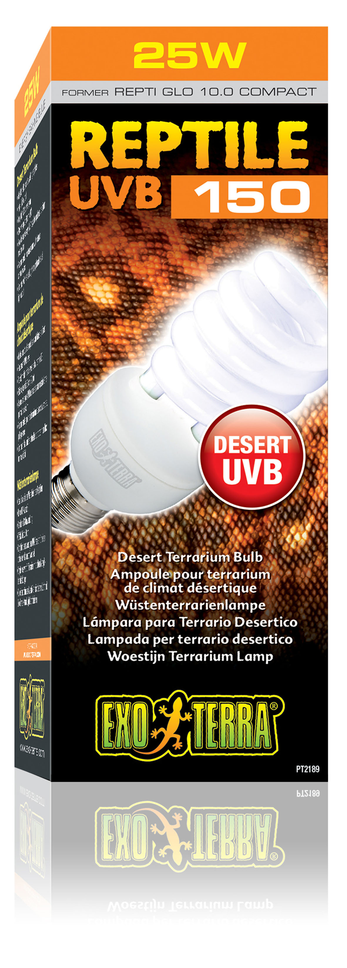 Exo Terra Kompakt Leuchtstoffröhre Reptile UVB 150 / 25W