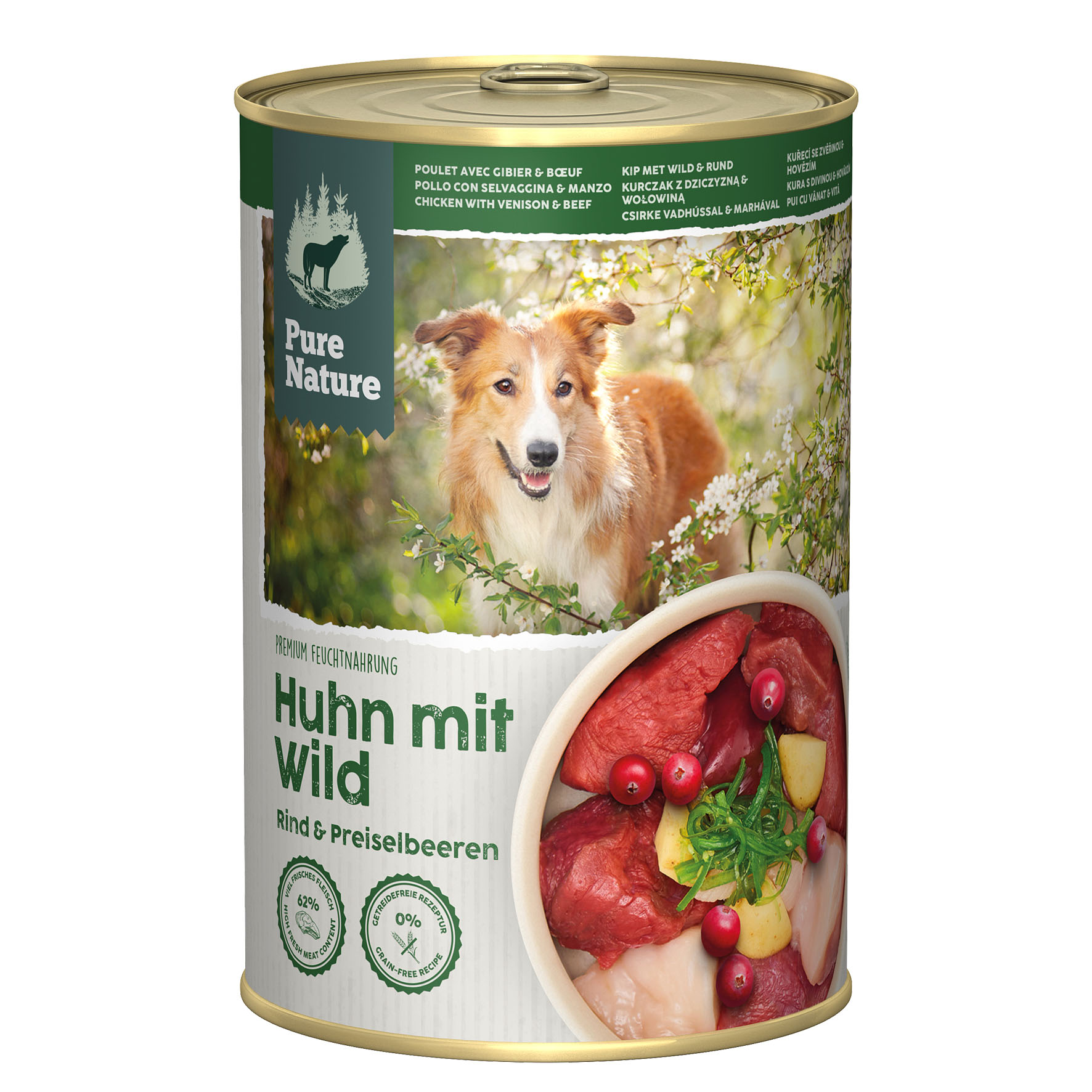 PureNature Wild und Huhn mit Preiselbeeren, 400g