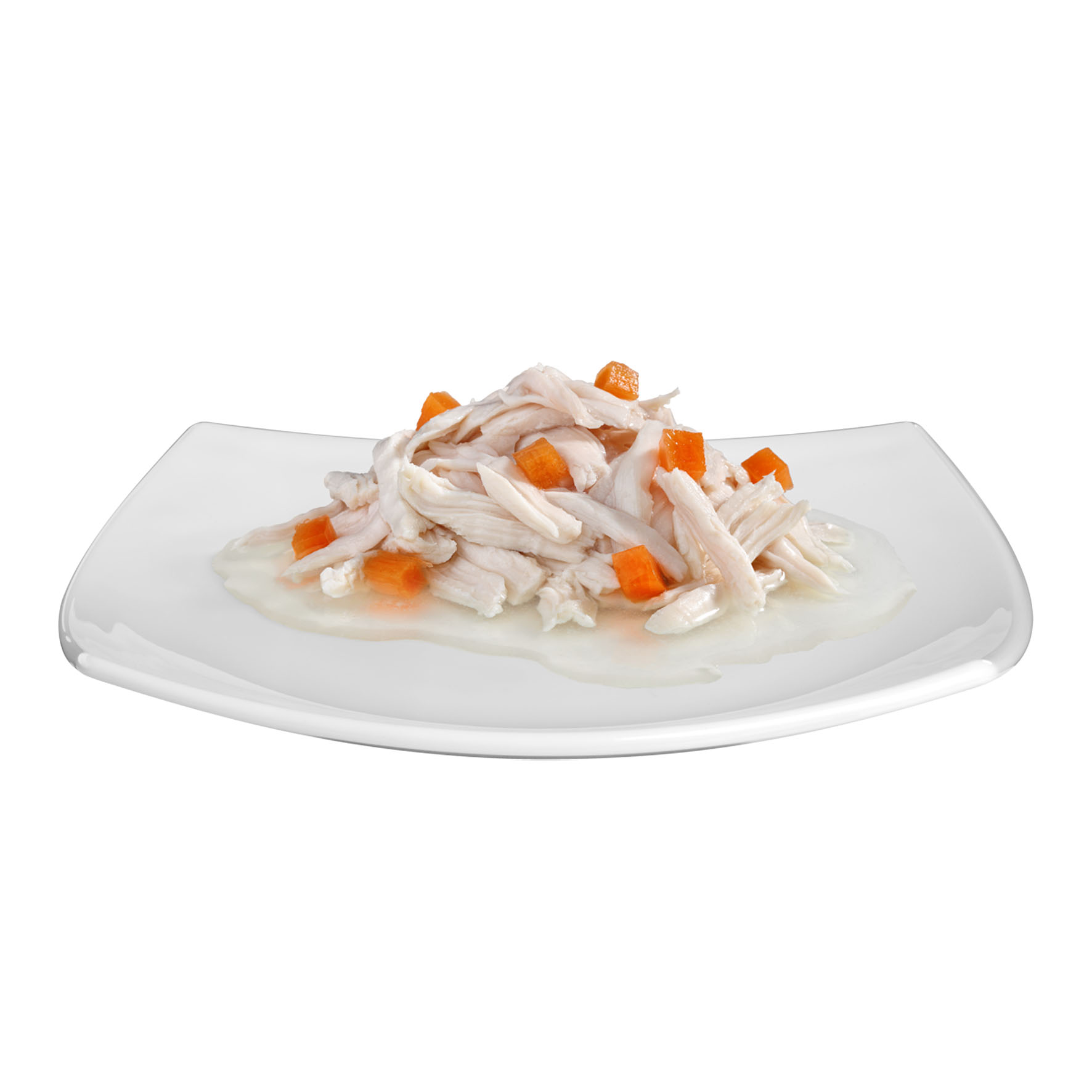 GimCat ShinyCat Duo Superfood, filet poulet & carottes