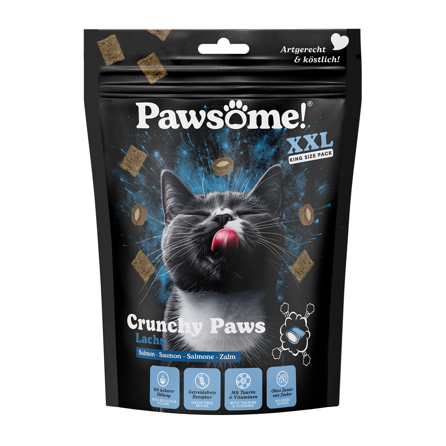 Pawsome! Crunchy Paws Lachs 150g